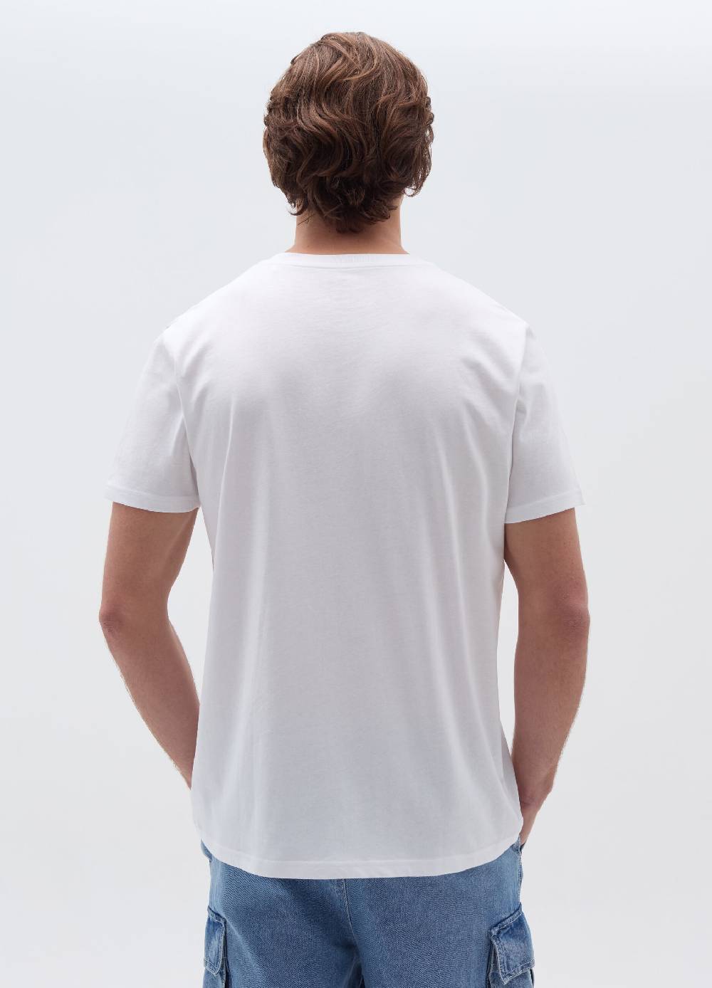 Ovs T-shirt In Cotone Con Stampa Onde