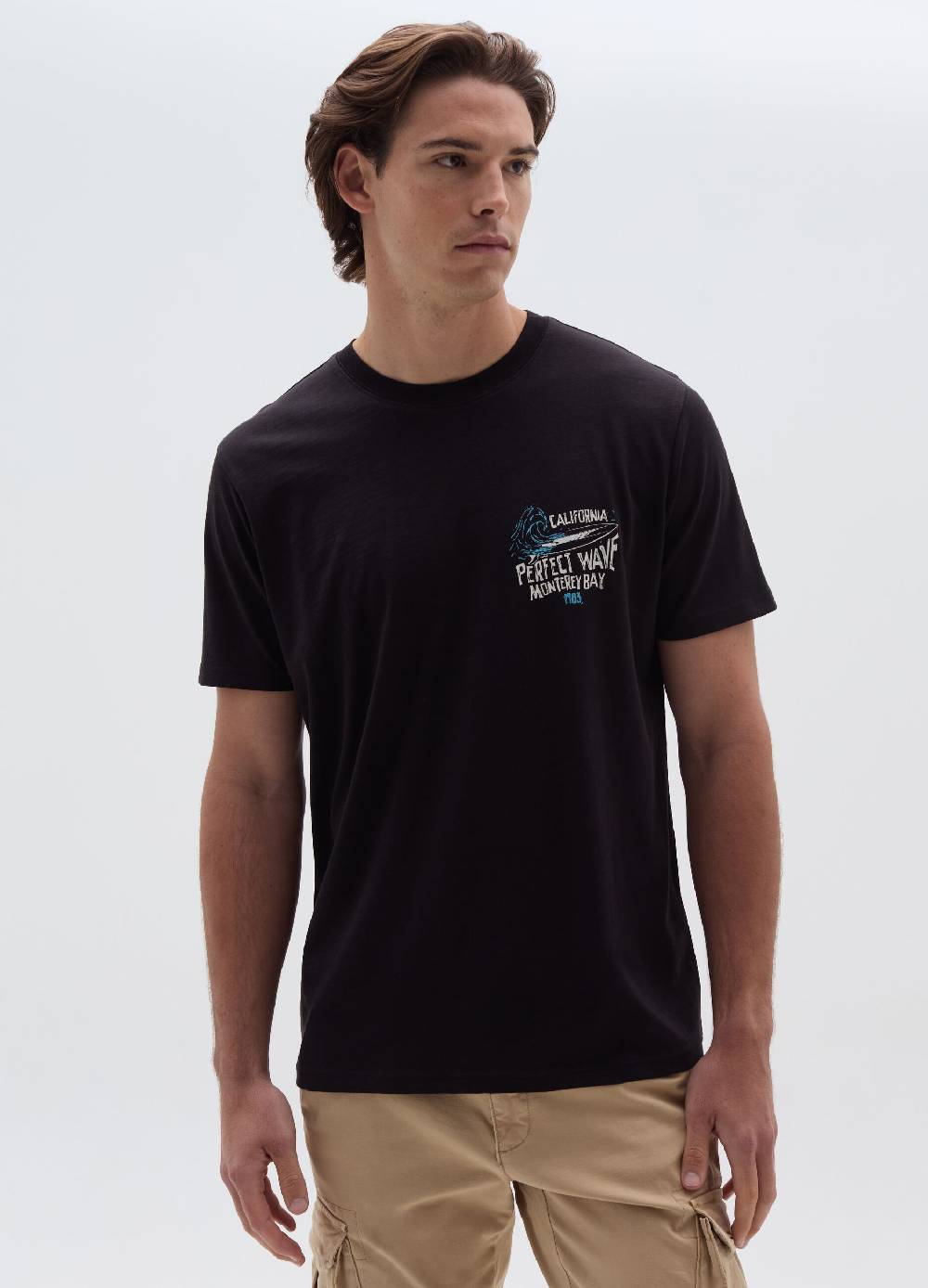 Ovs T-shirt in cotone con stampa onde