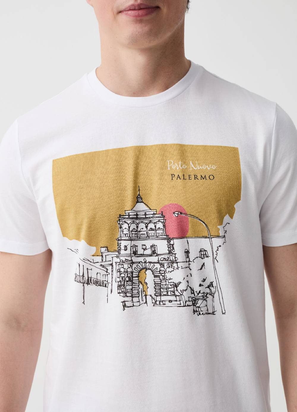 Ovs T-shirt In Cotone Con Stampa Palermo