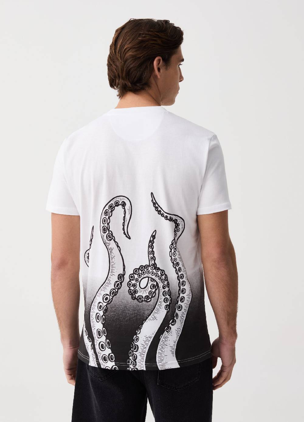 Ovs T-shirt In Cotone Con Stampa Piovra