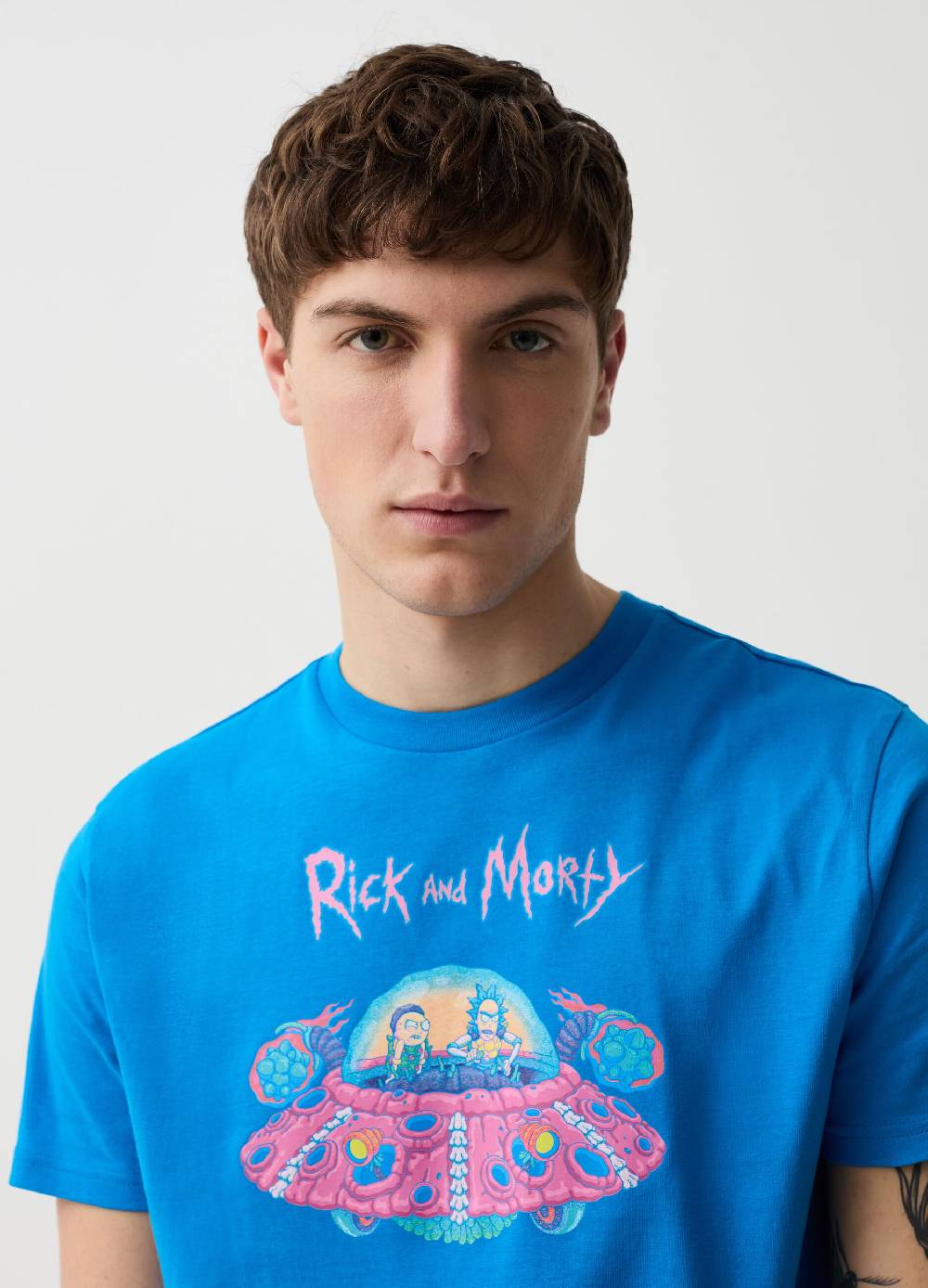Ovs T-shirt In Cotone Con Stampa Rick And Morty