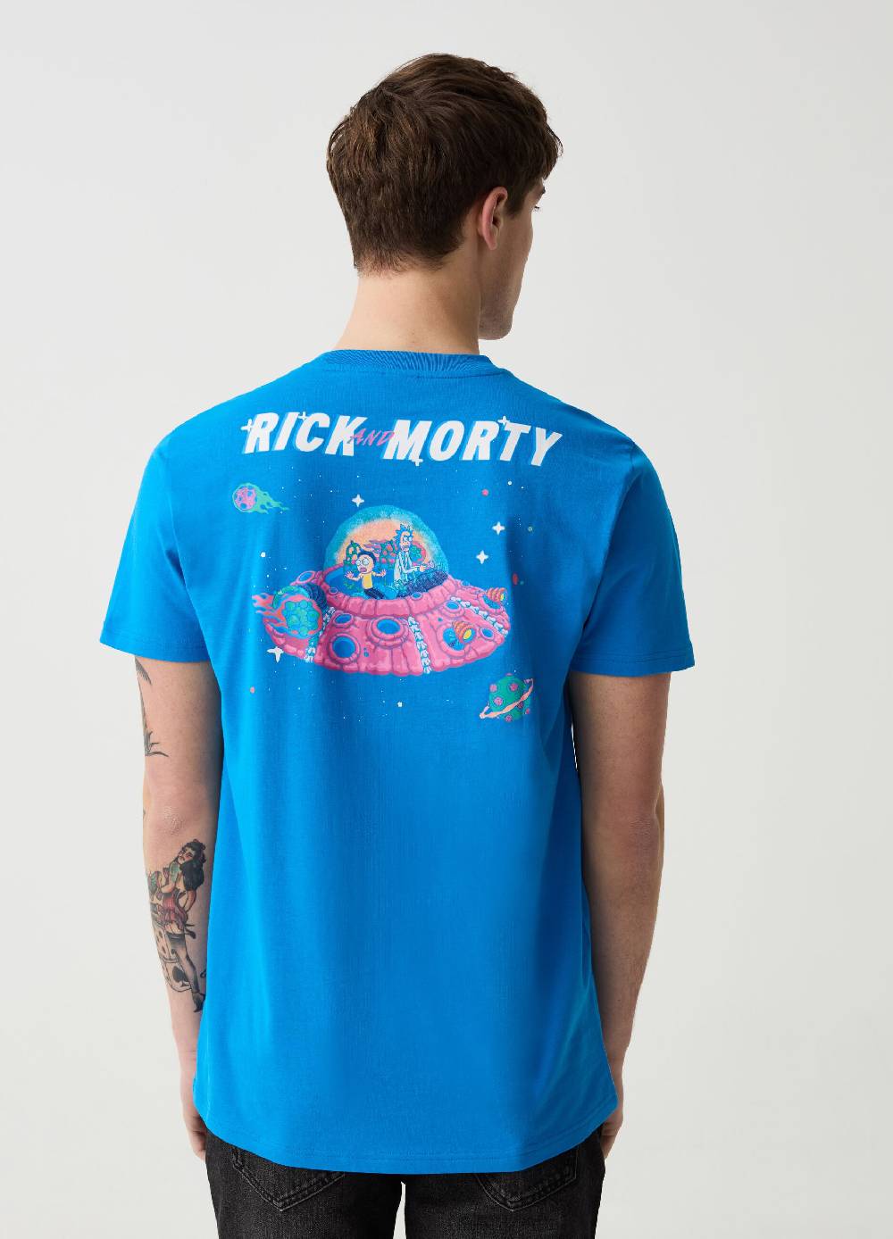 Ovs T-shirt In Cotone Con Stampa Rick And Morty