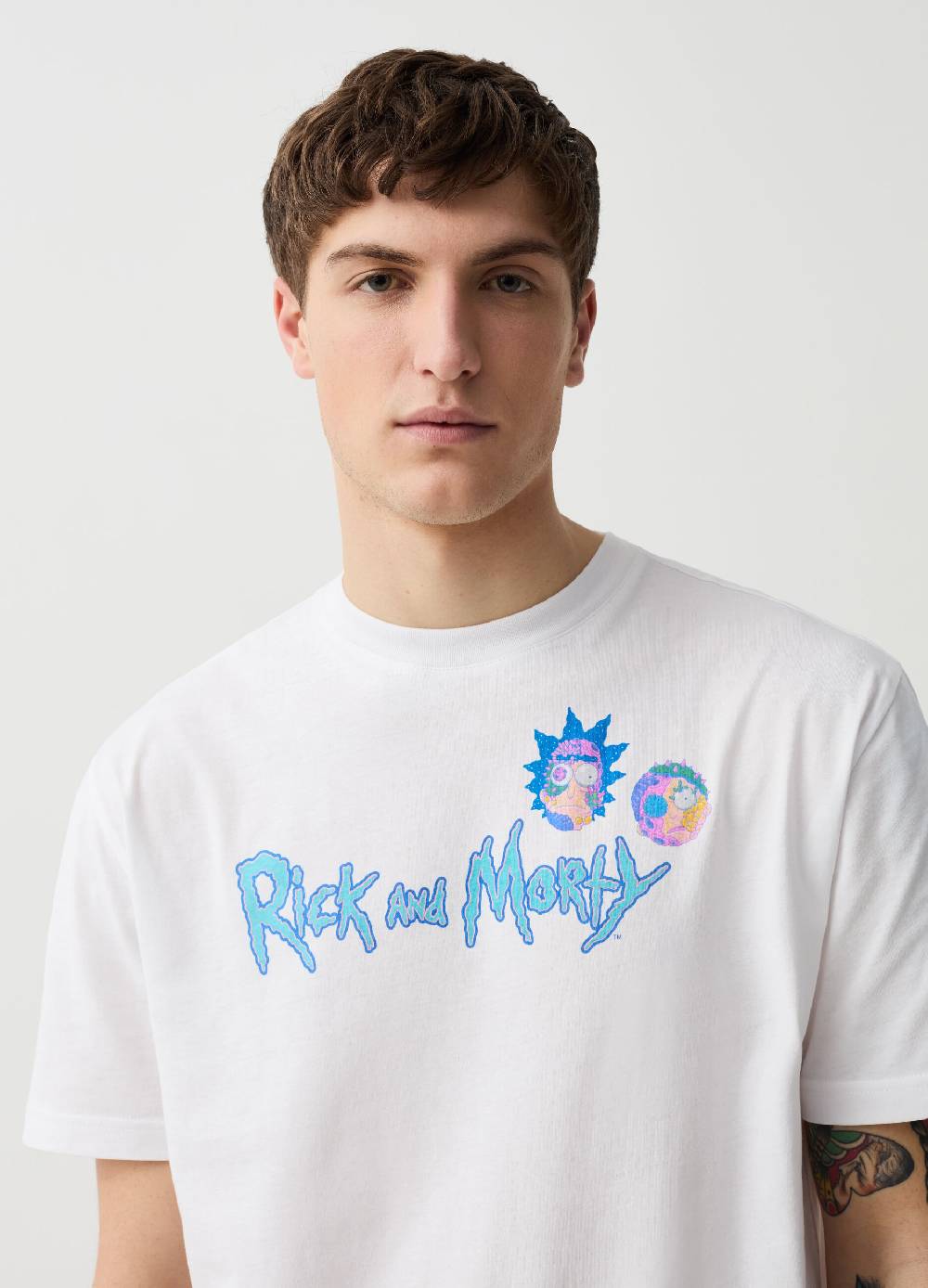 Ovs T-shirt In Cotone Con Stampa Rick And Morty