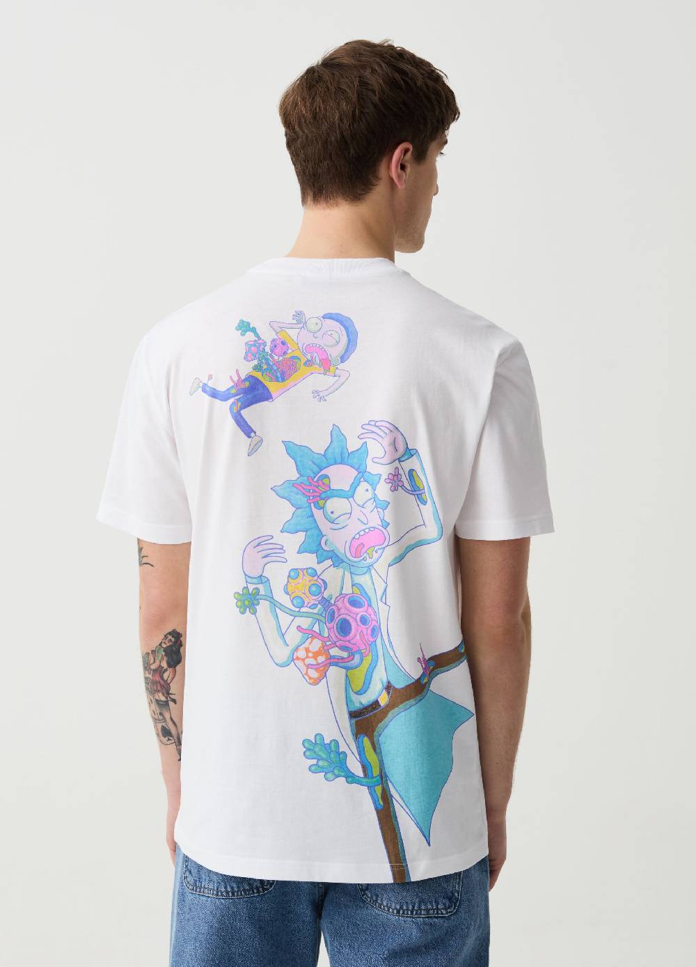 Ovs T-shirt In Cotone Con Stampa Rick And Morty