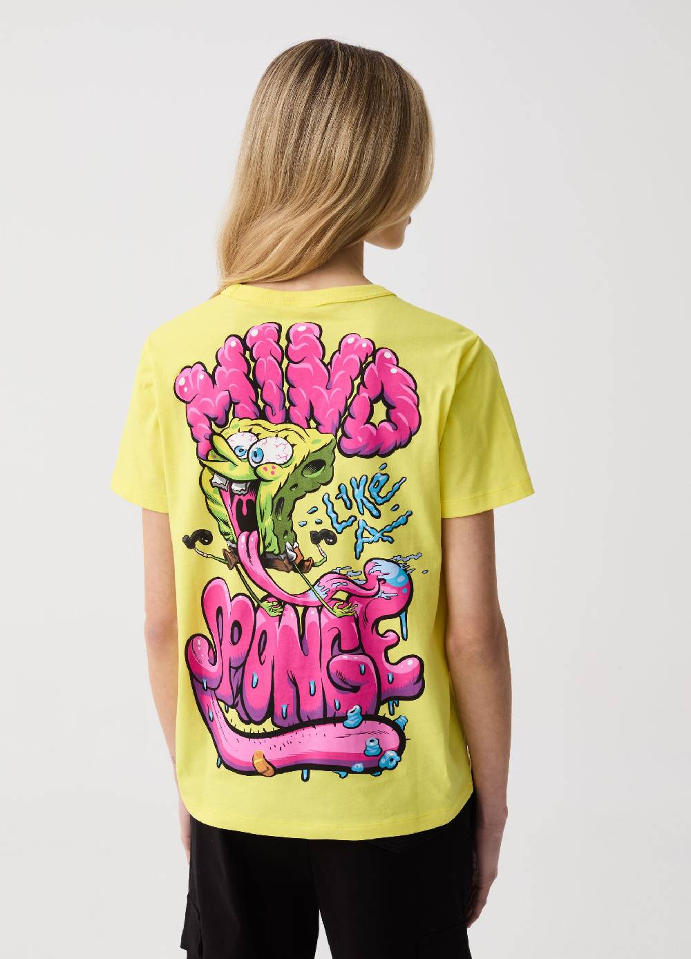 Ovs T-shirt In Cotone Con Stampa SpongeBob