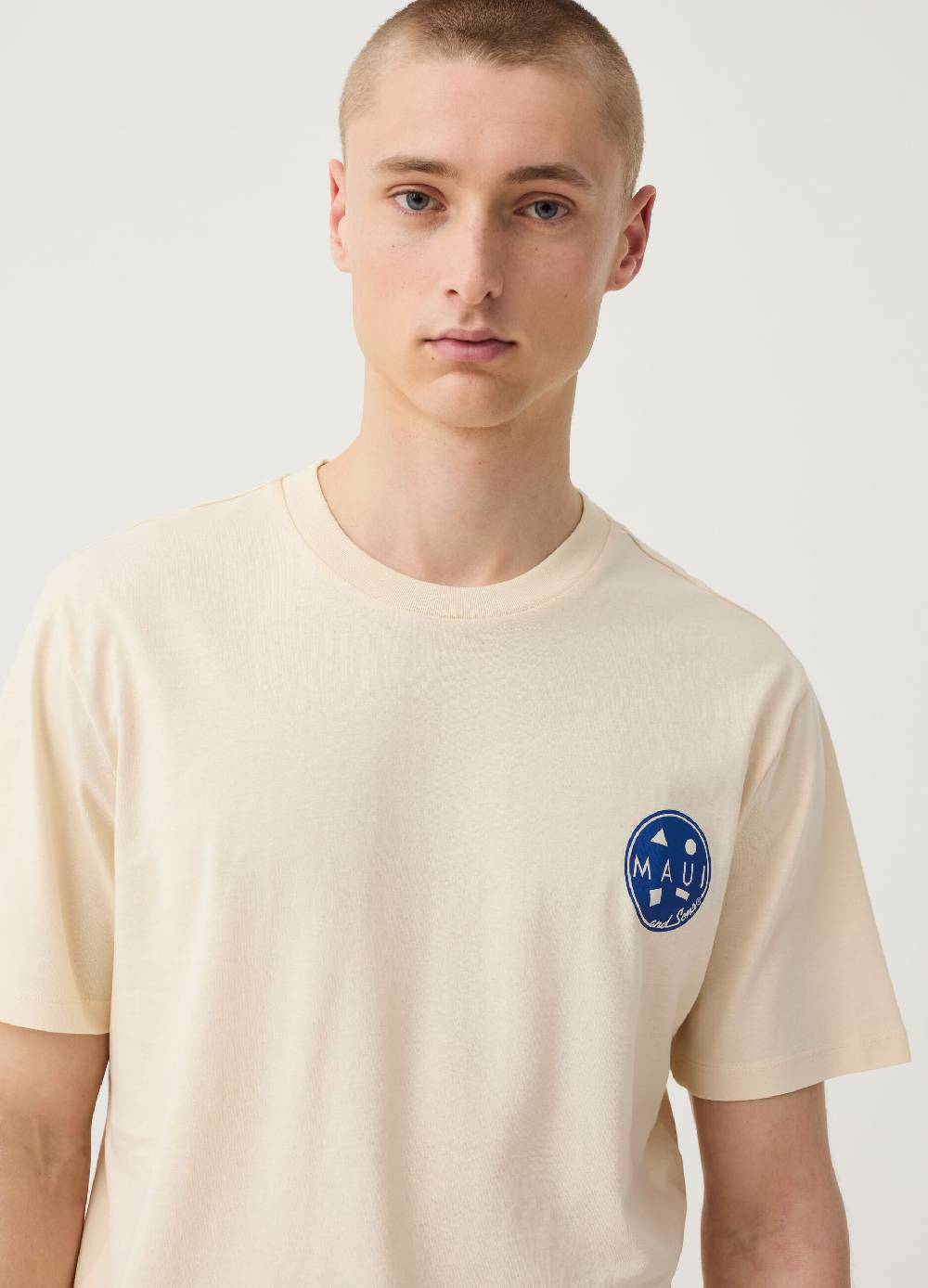 Ovs T-shirt In Cotone Con Stampa Surf