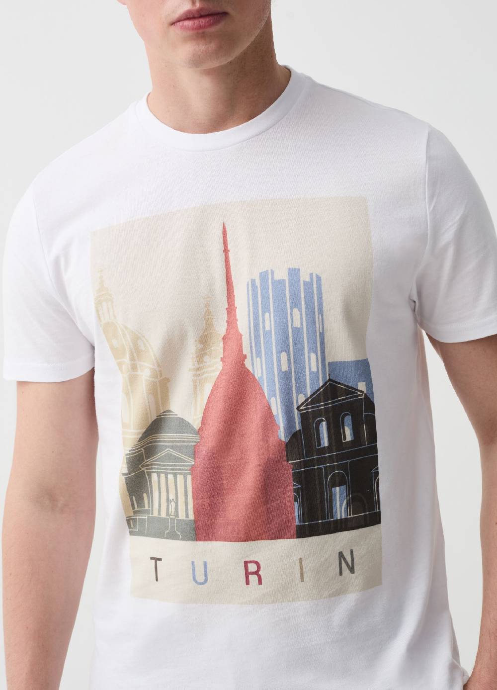 Ovs T-shirt In Cotone Con Stampa Torino
