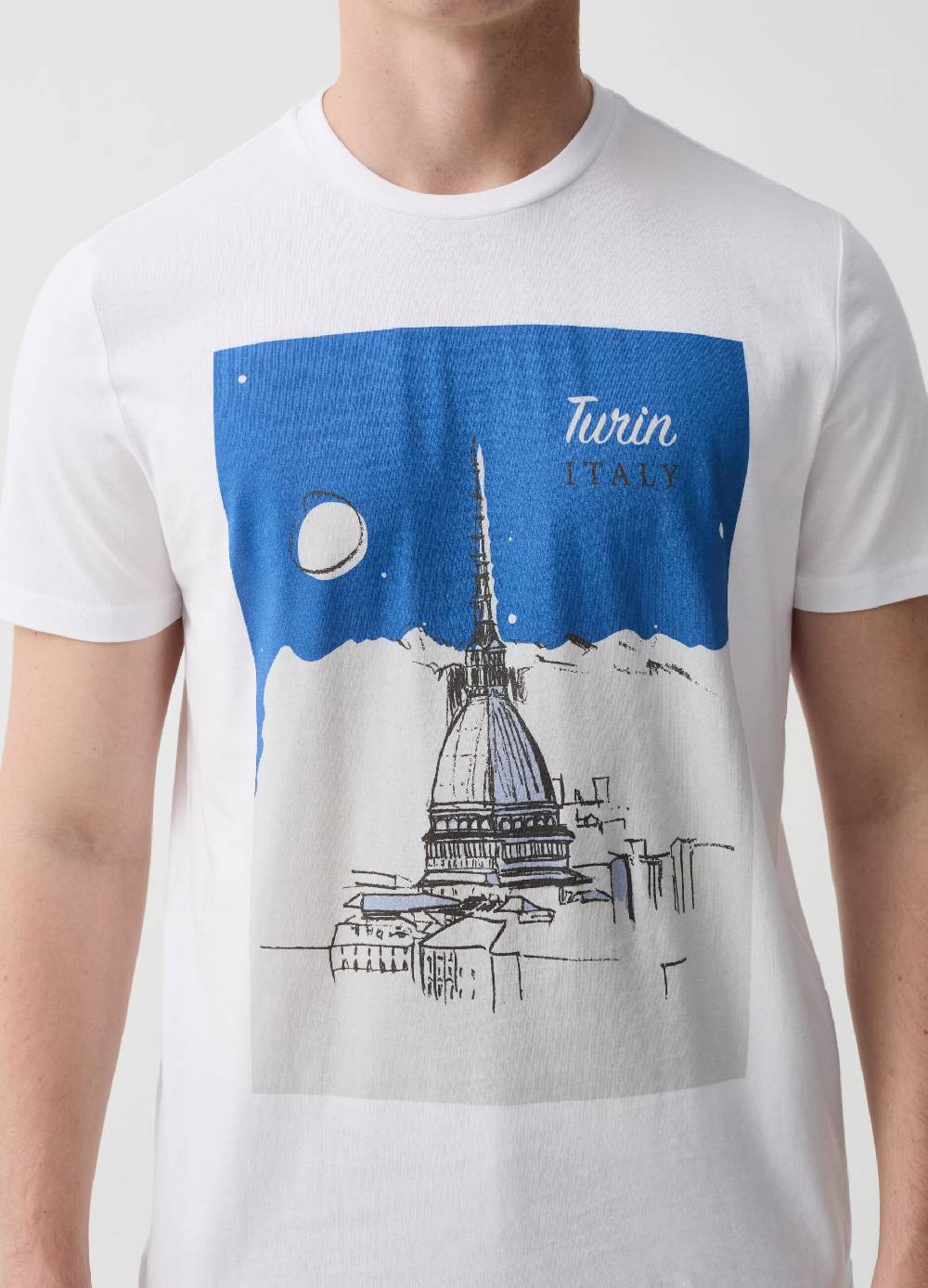Ovs T-shirt In Cotone Con Stampa Torino