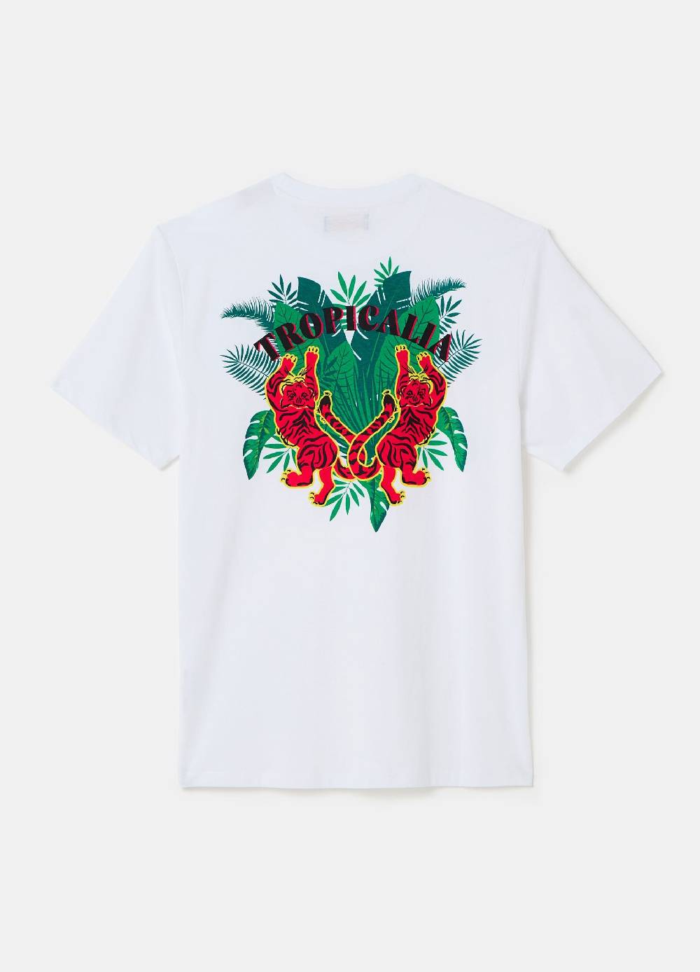 Ovs T-shirt In Cotone Con Stampa Tropicale