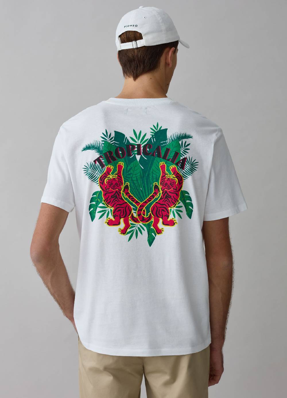 Ovs T-shirt In Cotone Con Stampa Tropicale