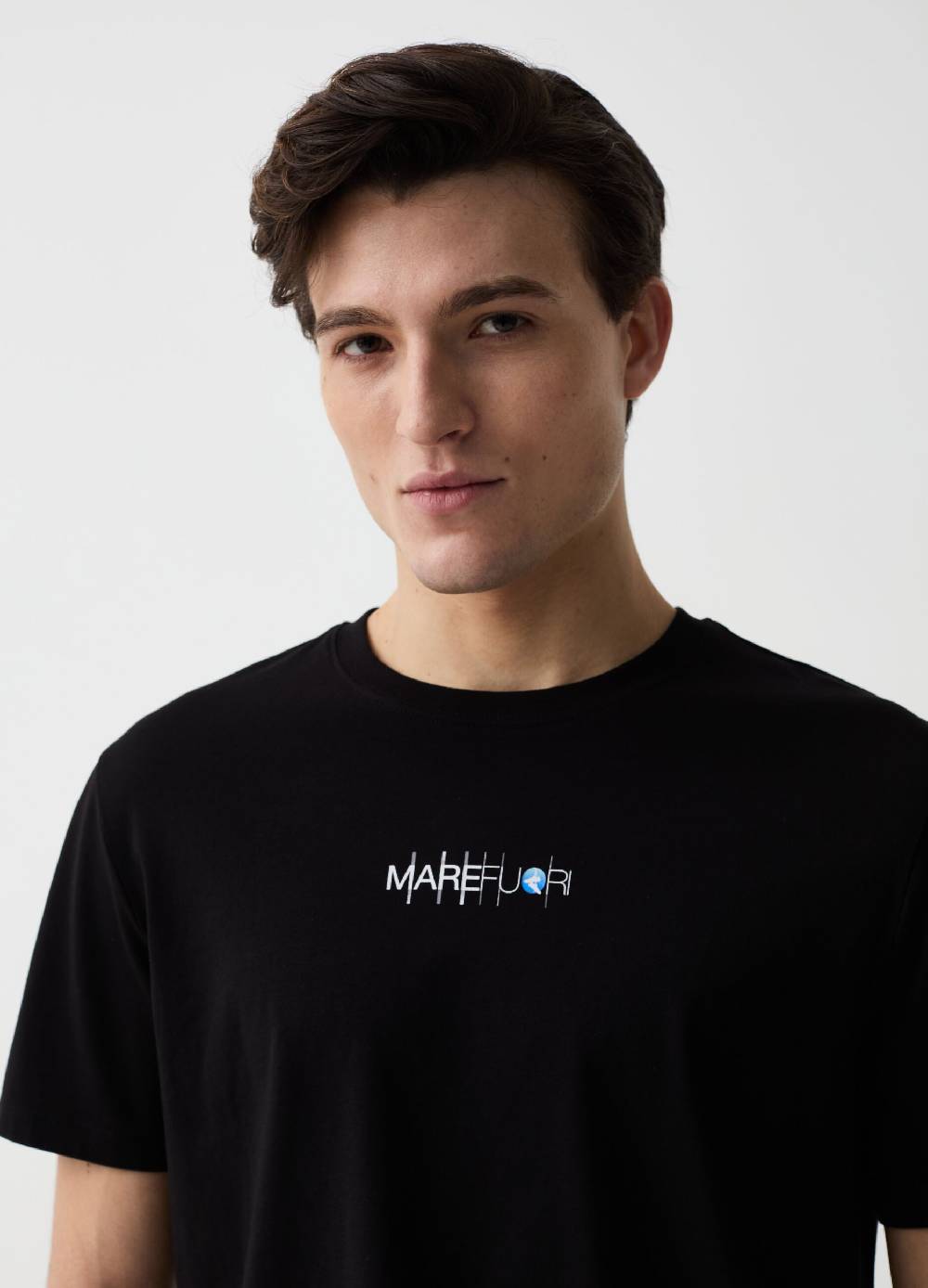 Ovs T-shirt In Cotone Maxi Stampa MARE FUORI