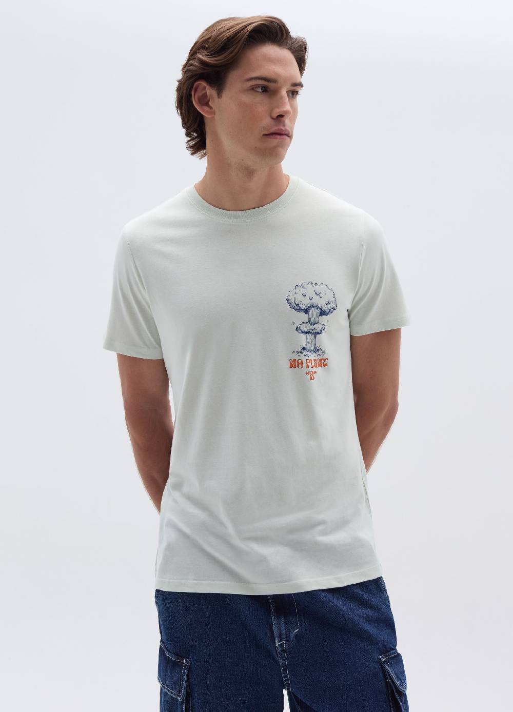 Ovs T-shirt In Cotone Motivo There Is No Planet B