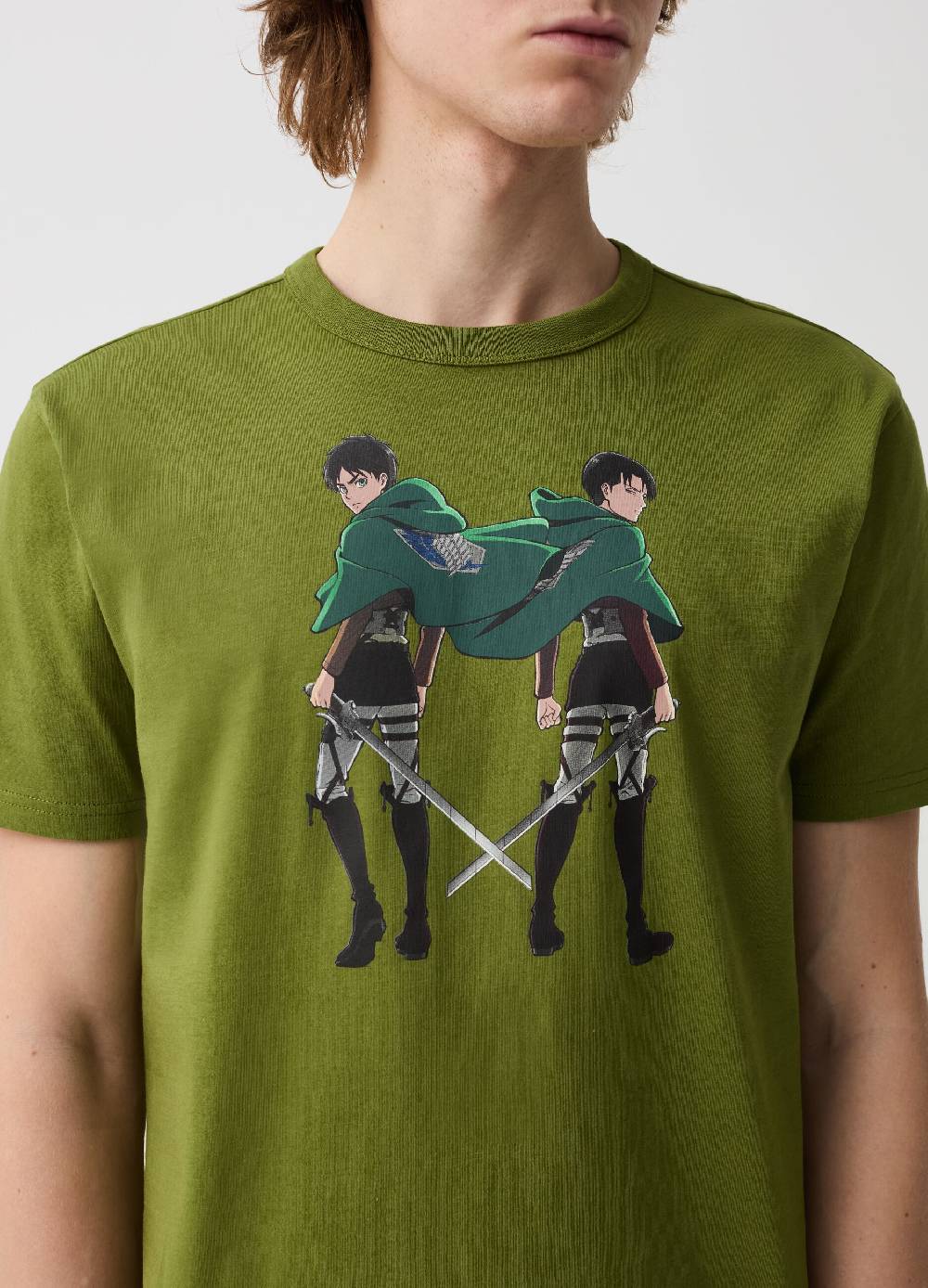 Ovs T-shirt In Cotone Stampa Attack On Titan