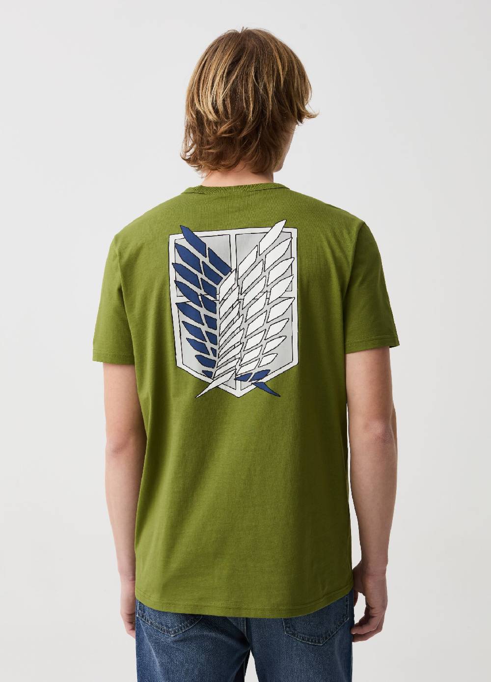 Ovs T-shirt In Cotone Stampa Attack On Titan