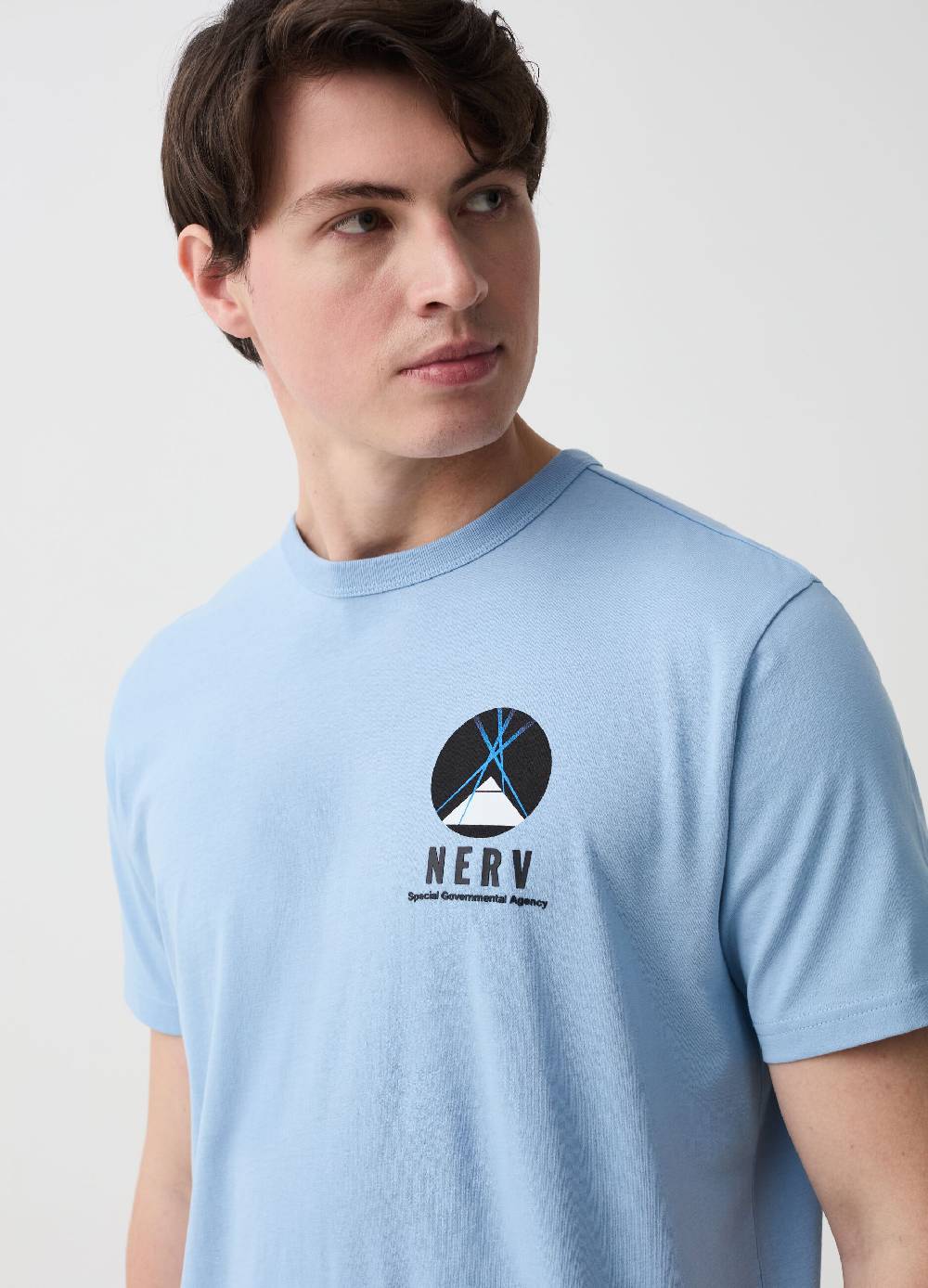 Ovs T-shirt In Cotone Stampa Evangelion Nerv