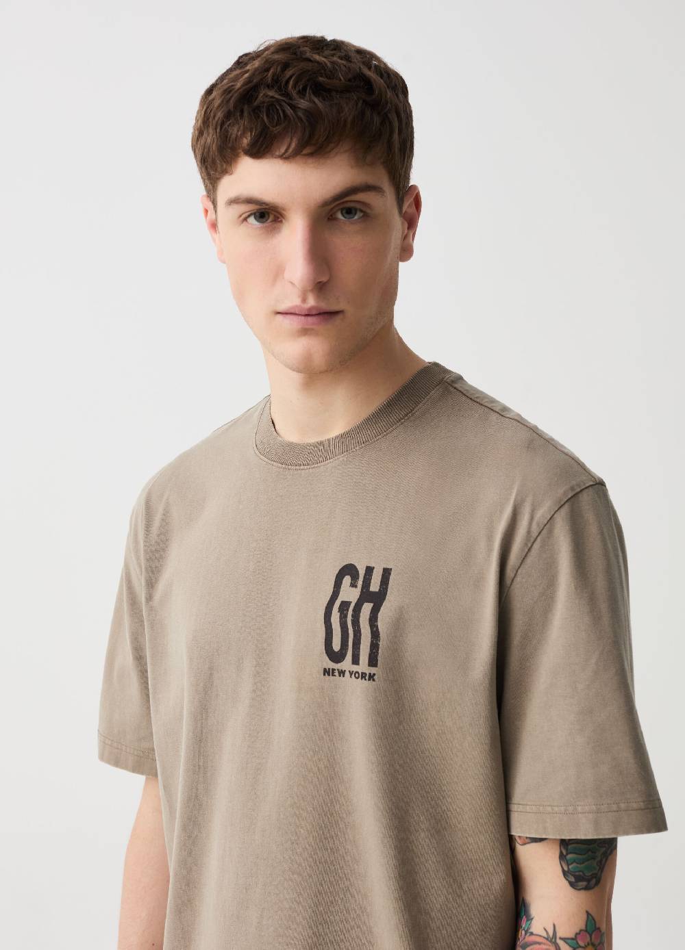 Ovs T-shirt In Cotone Stampa Logo