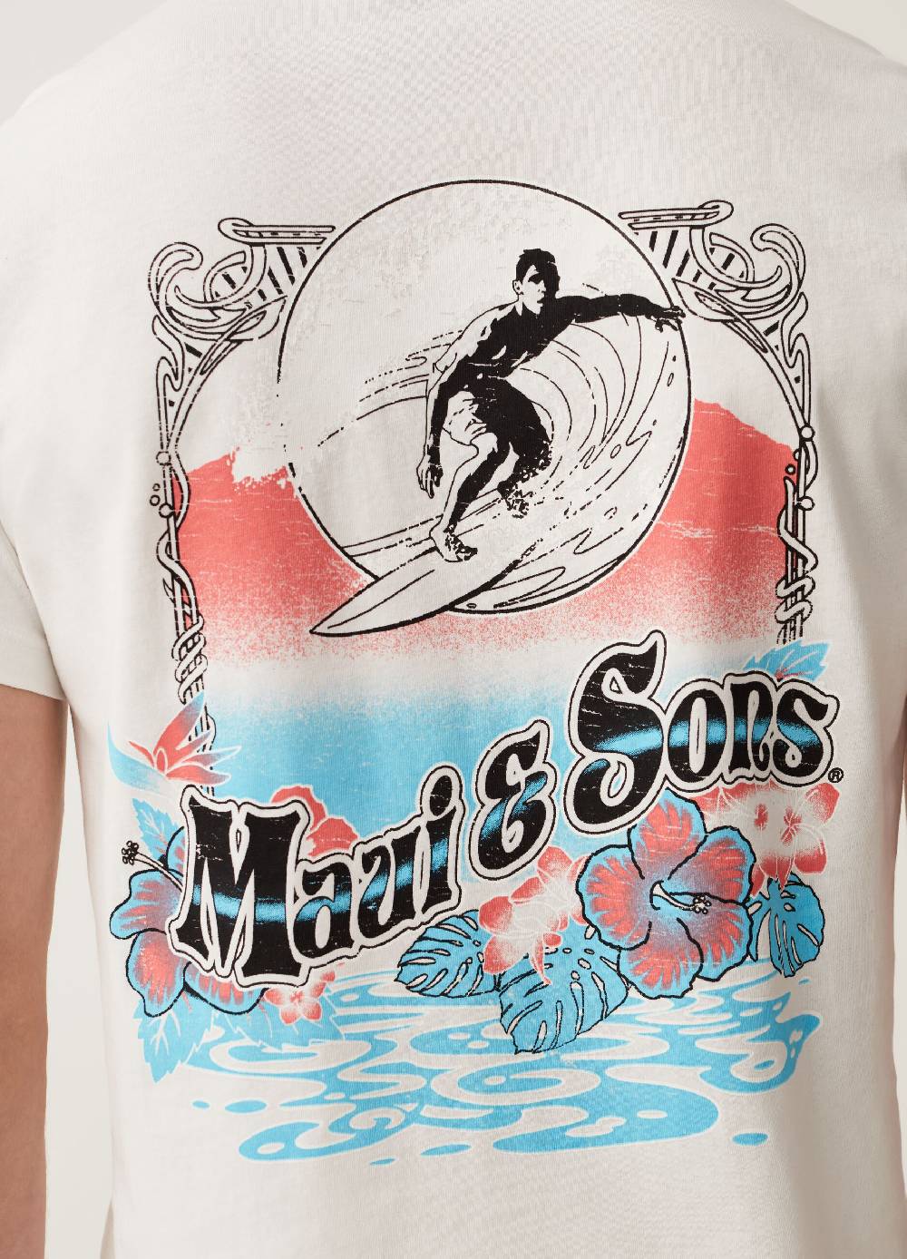Ovs T-shirt In Cotone Stampa Maui And Sons