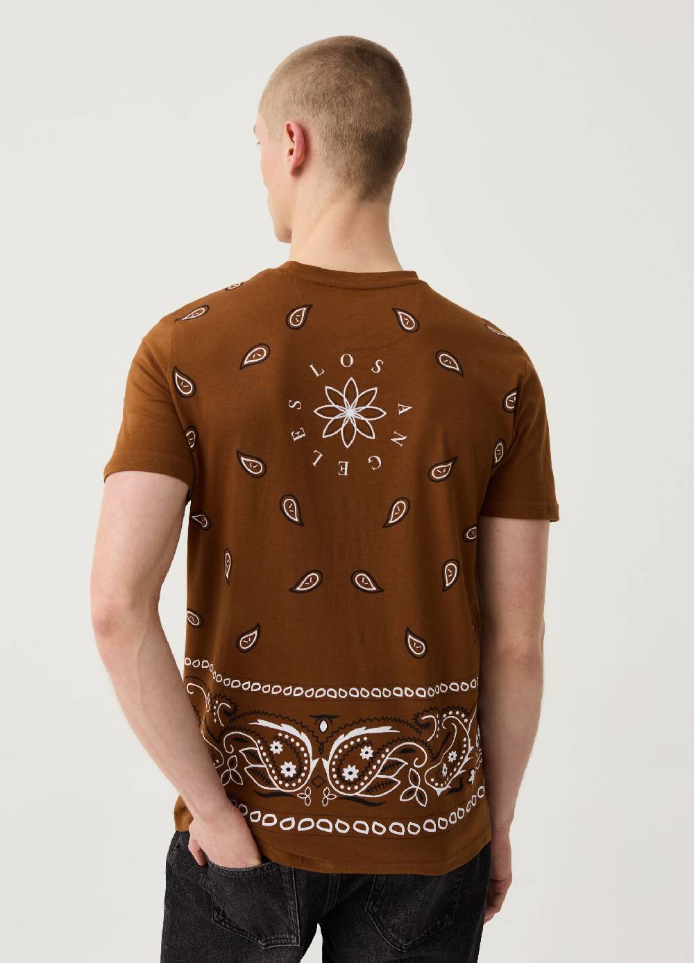 Ovs T-shirt In Cotone Stampa Paisley