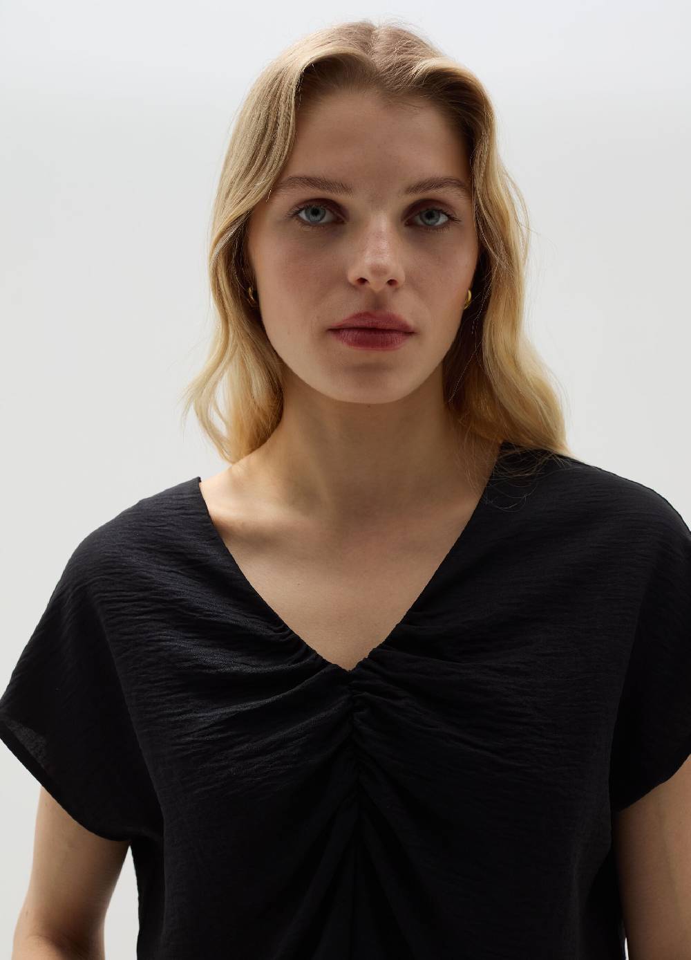 Ovs T-shirt In Crêpe Con Maniche A Kimono