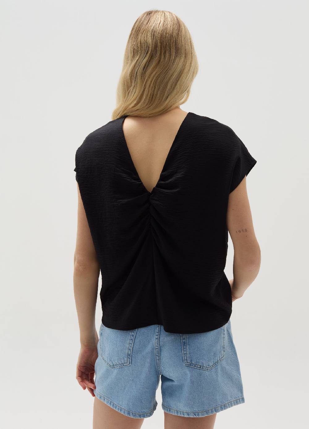 Ovs T-shirt In Crêpe Con Maniche A Kimono