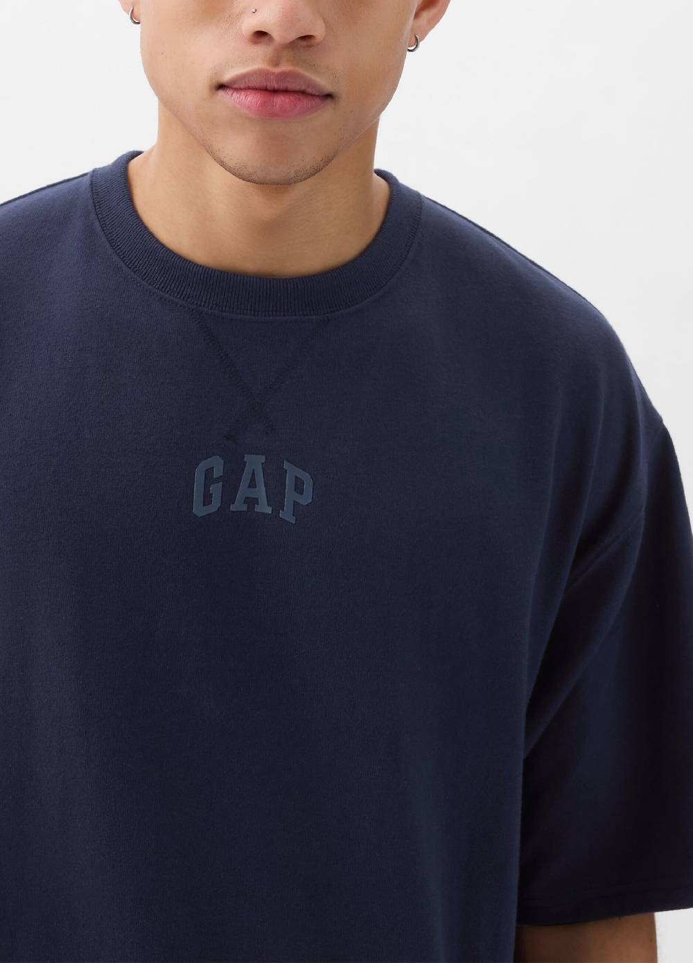 Ovs T-shirt In Felpa Con Stampa Logo