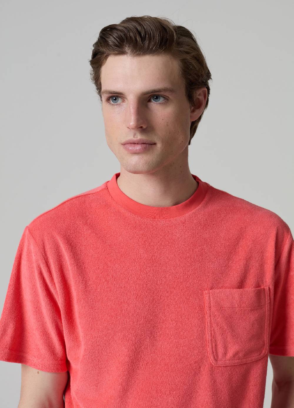 Ovs T-shirt In French Terry Reverse Con Tasca