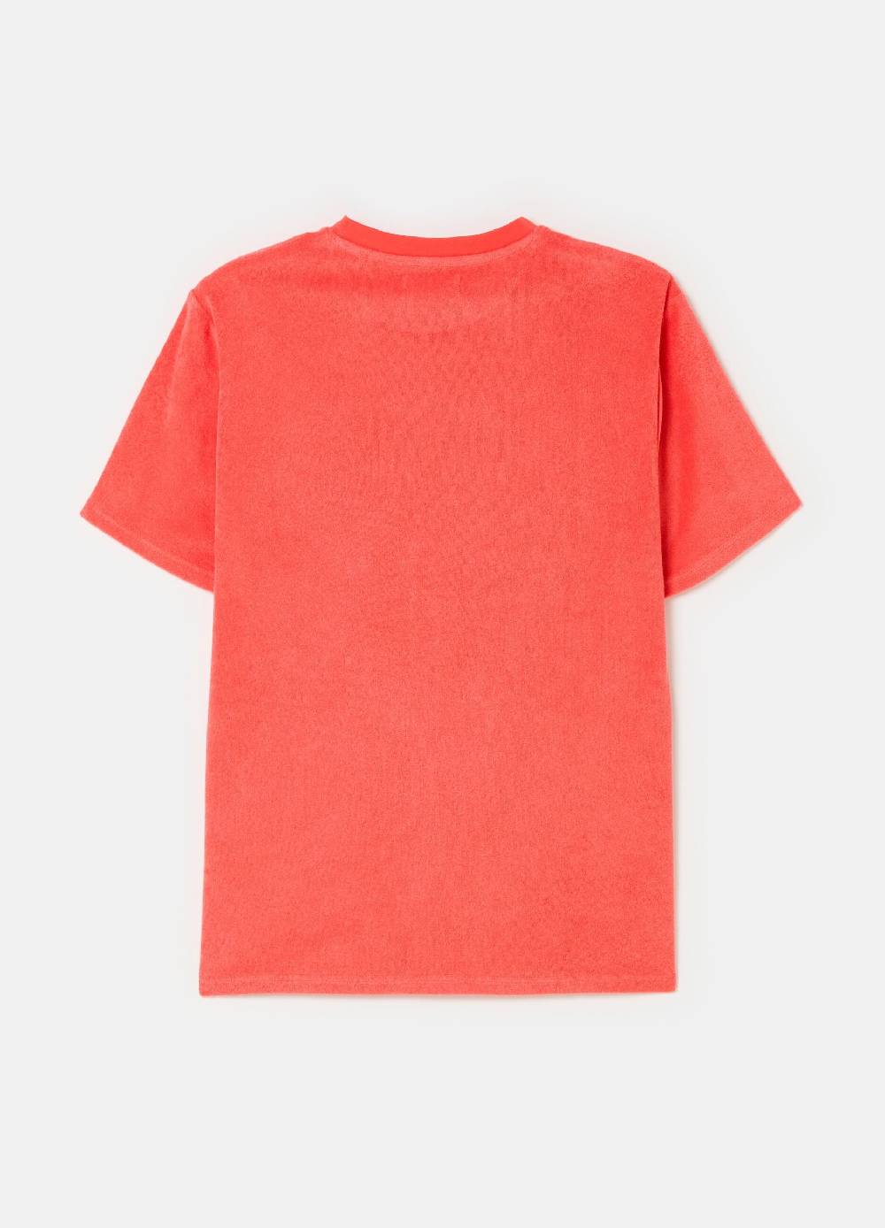 Ovs T-shirt In French Terry Reverse Con Tasca