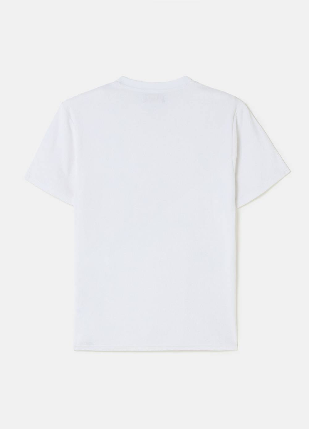 Ovs T-shirt In French Terry Reverse Con Tasca