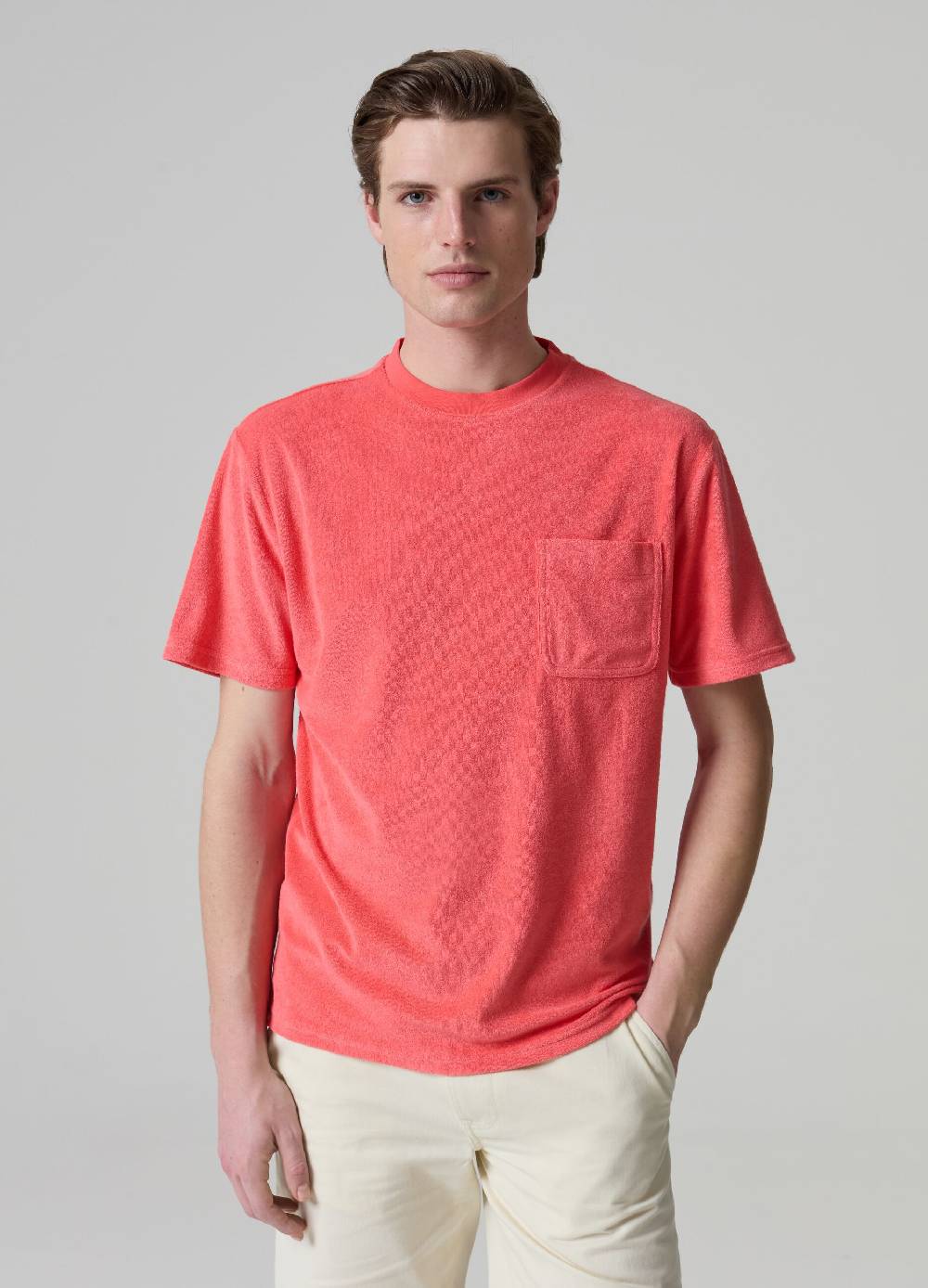 Ovs T-shirt in French Terry reverse con tasca
