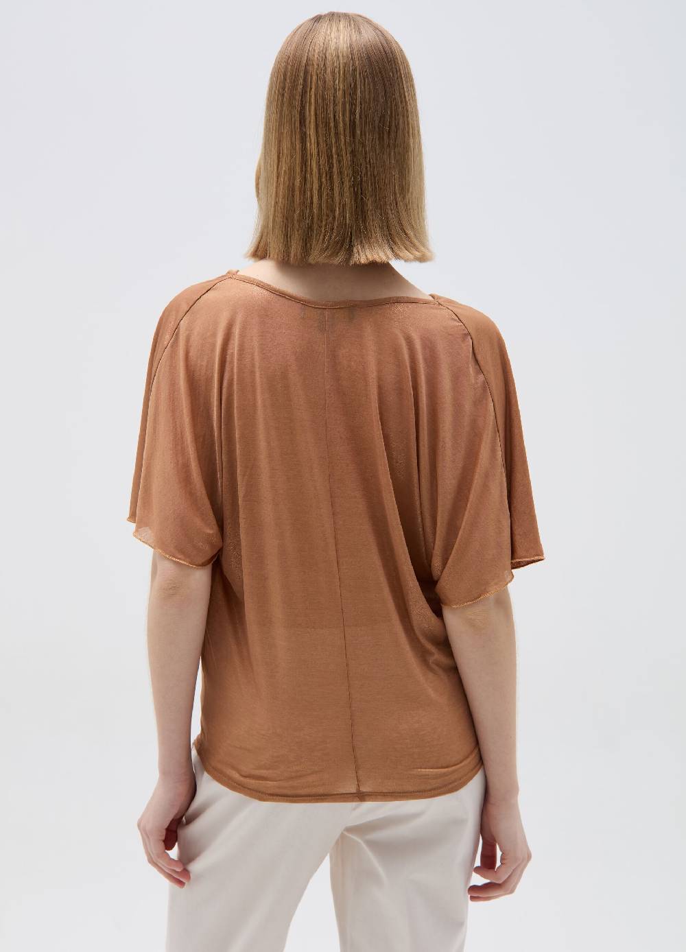 Ovs T-shirt In Lurex Effetto Metallizzato