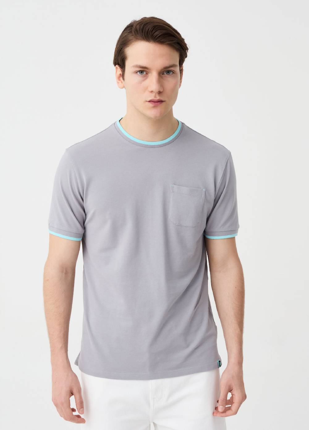 Ovs T-shirt In Piquet Con Dettagli Fluo