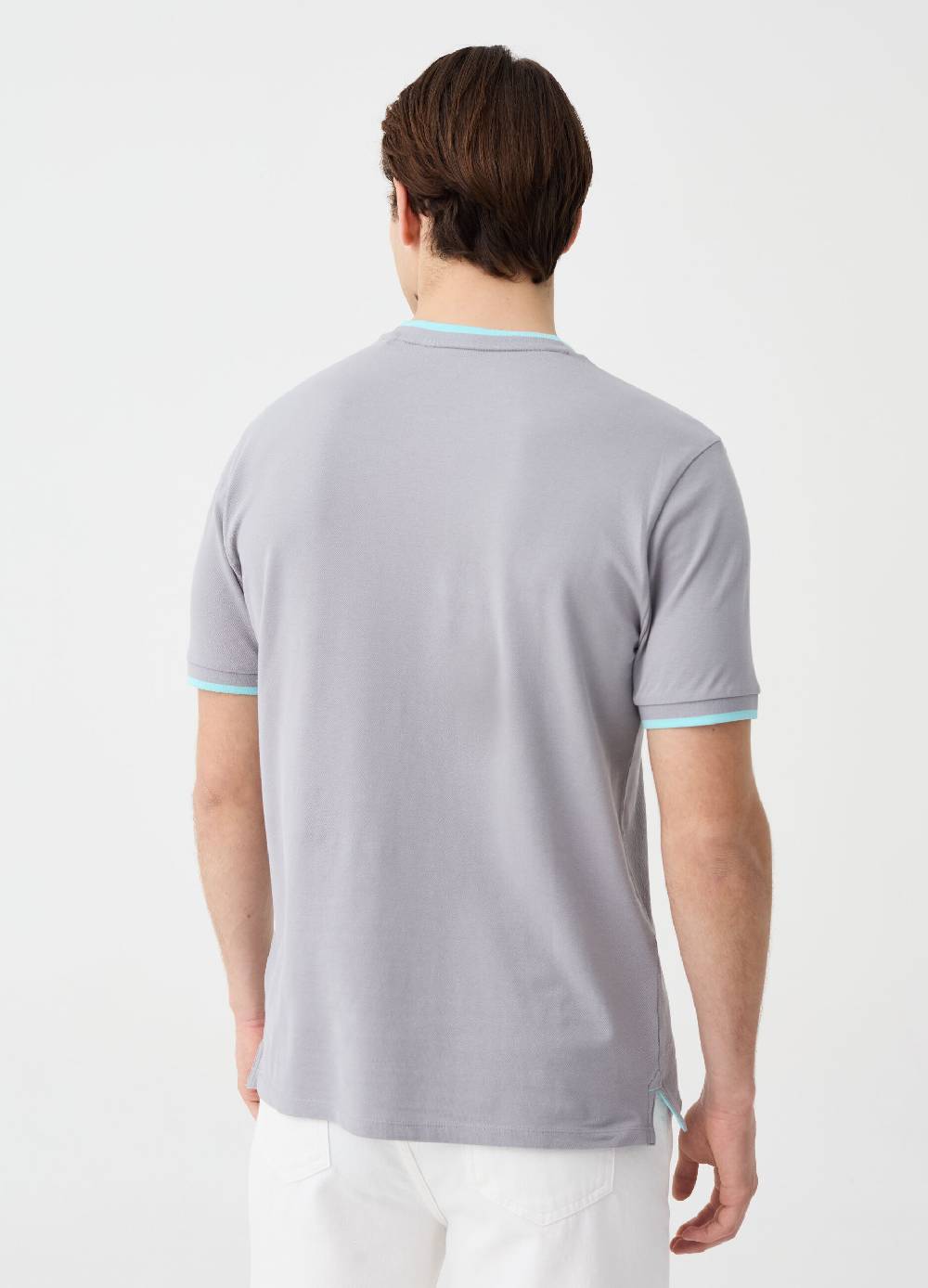Ovs T-shirt In Piquet Con Dettagli Fluo
