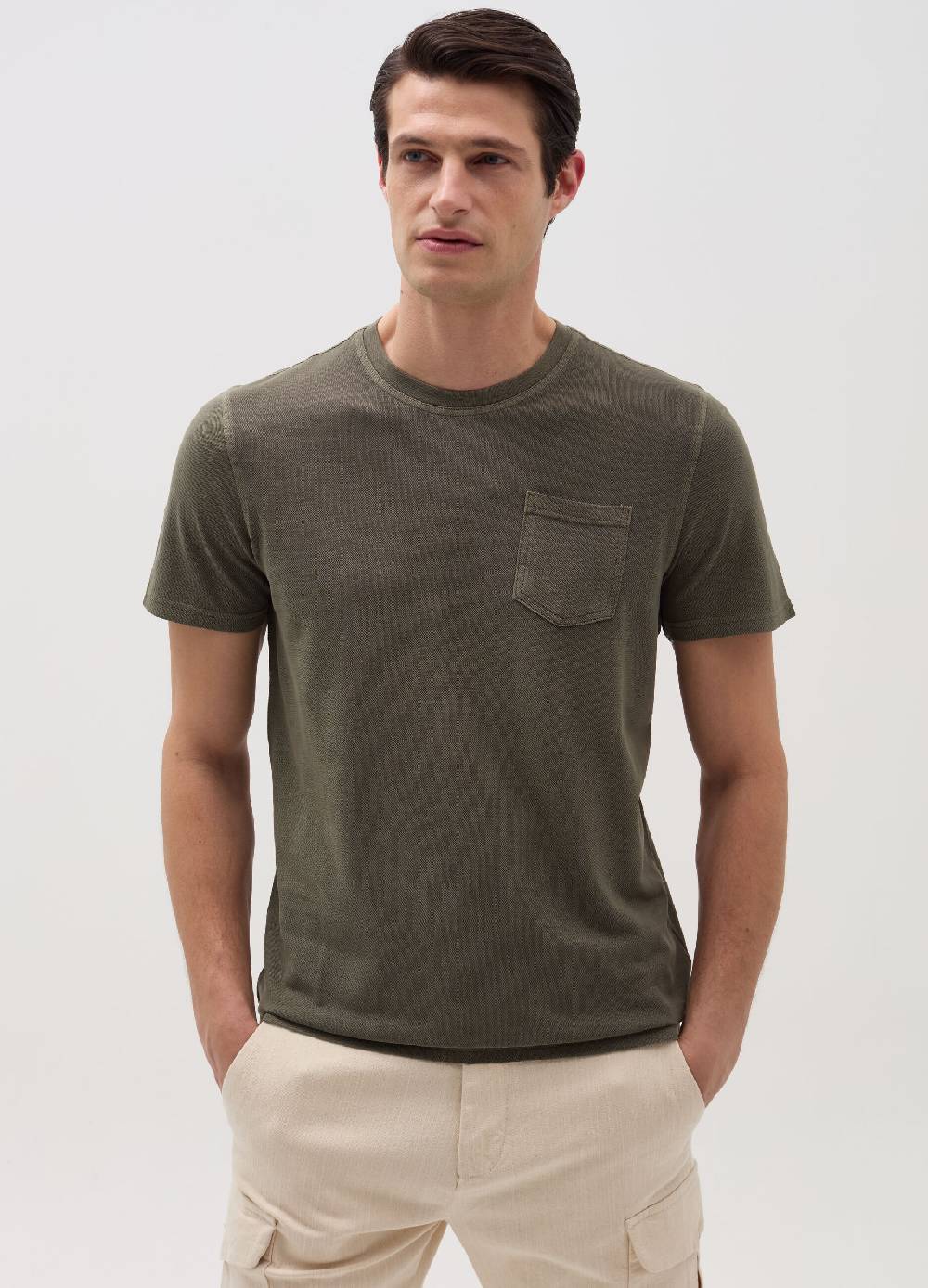 Ovs T-shirt in piquet con tasca