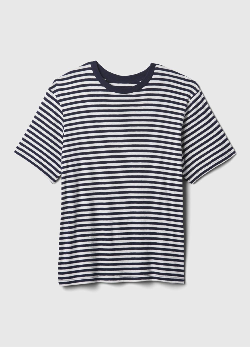 Ovs T-shirt In Slub Jersey A Righe