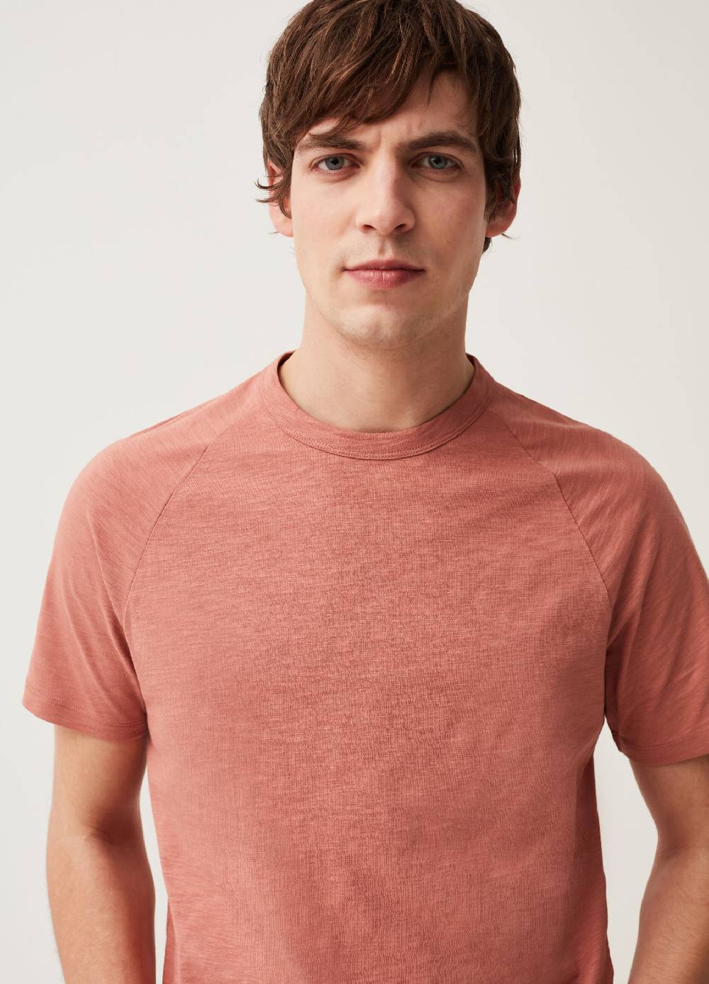 Ovs T-shirt in slub jersey con maniche raglan