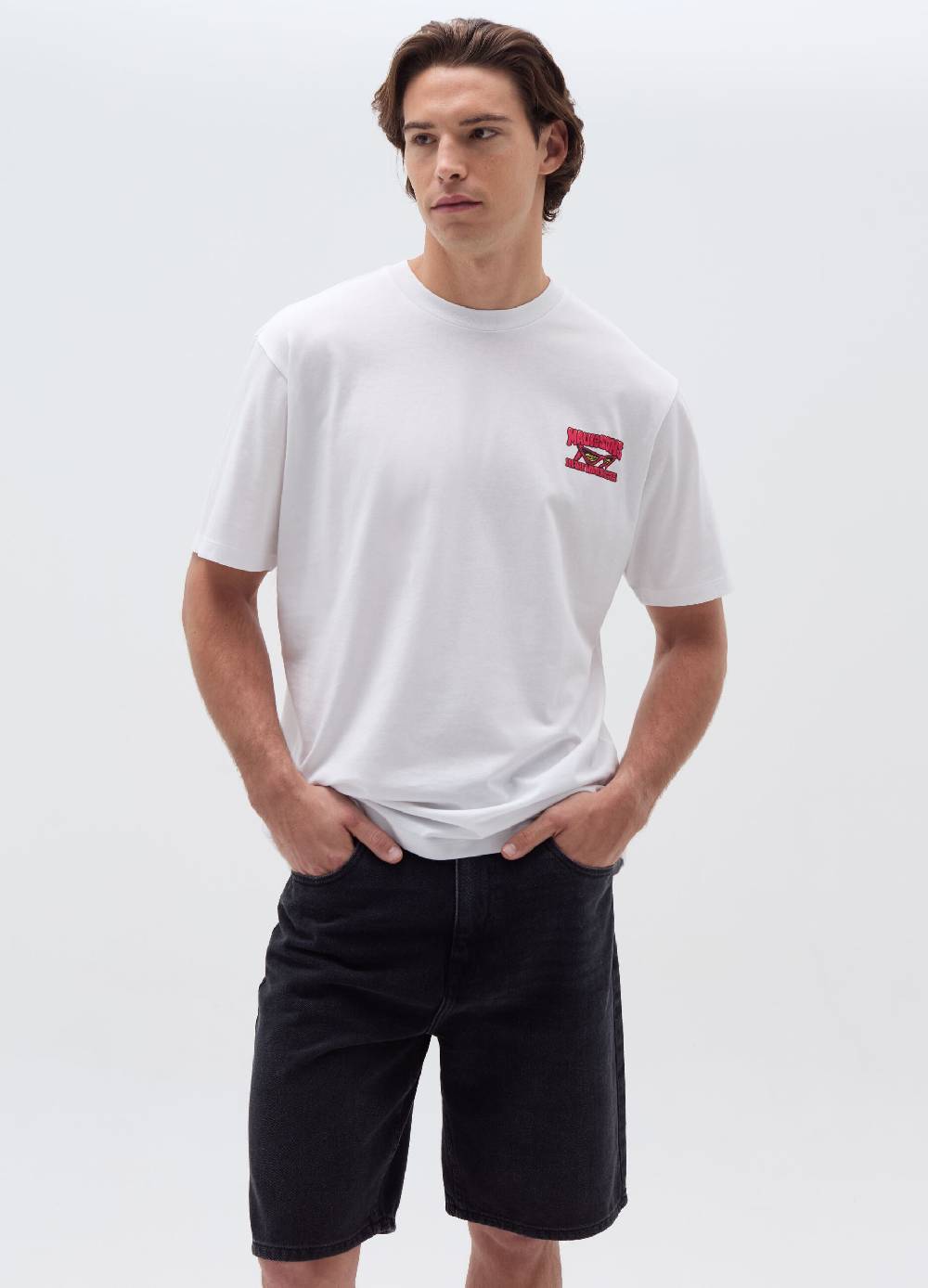 Ovs T-shirt in slub jersey con stampa