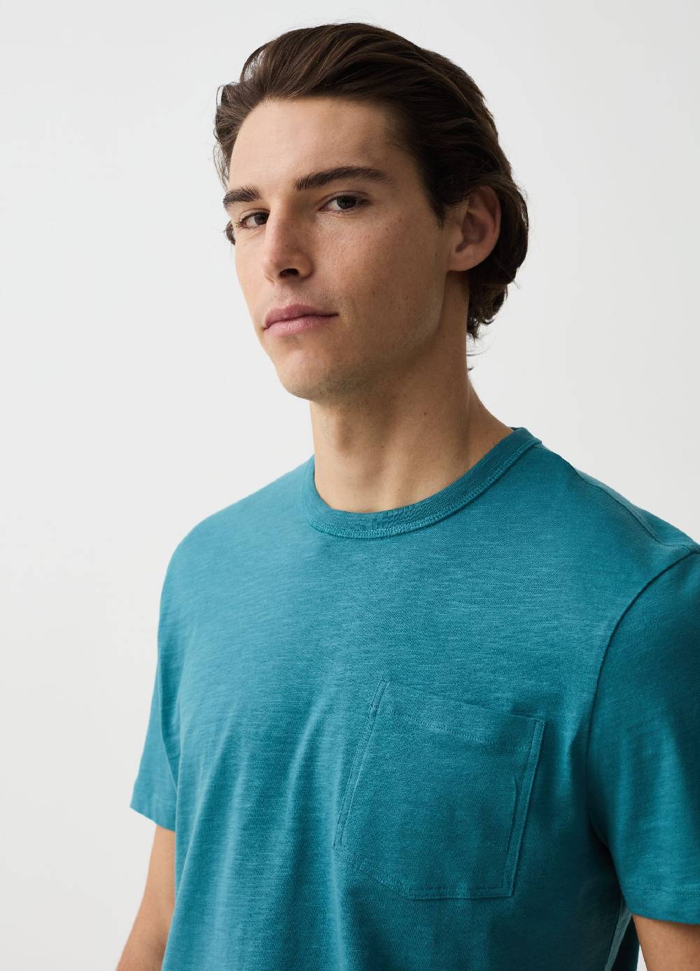 Ovs T-shirt In Slub Jersey Con Tasca