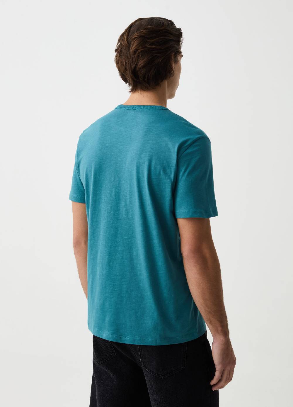 Ovs T-shirt In Slub Jersey Con Tasca