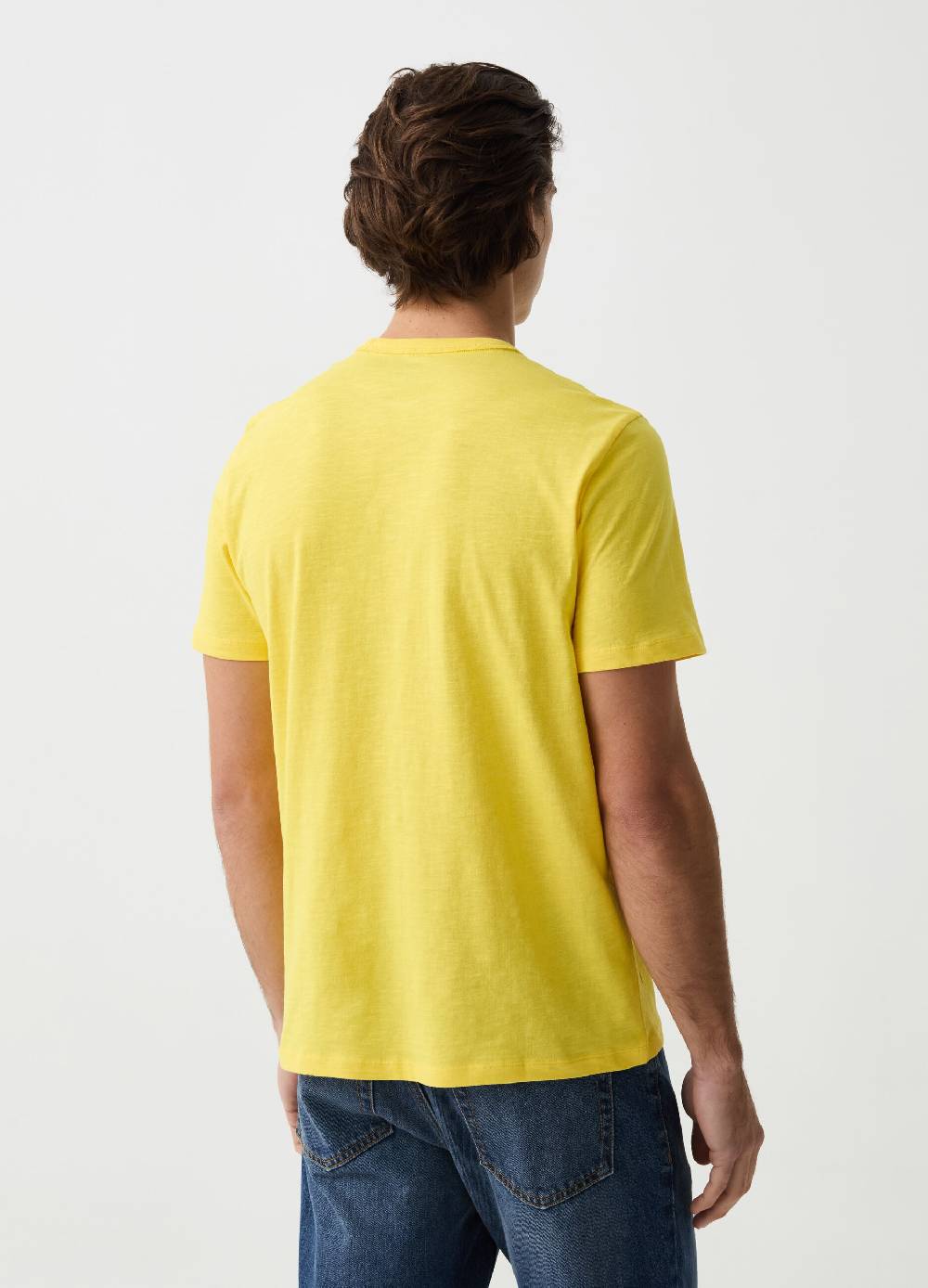 Ovs T-shirt In Slub Jersey Con Tasca