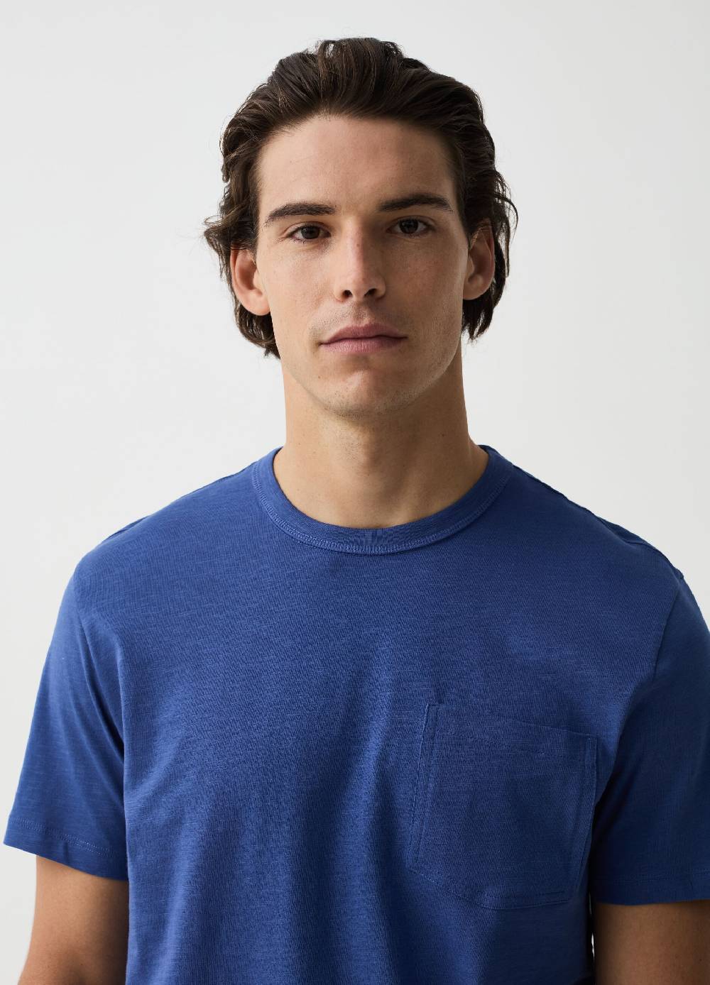 Ovs T-shirt In Slub Jersey Con Tasca
