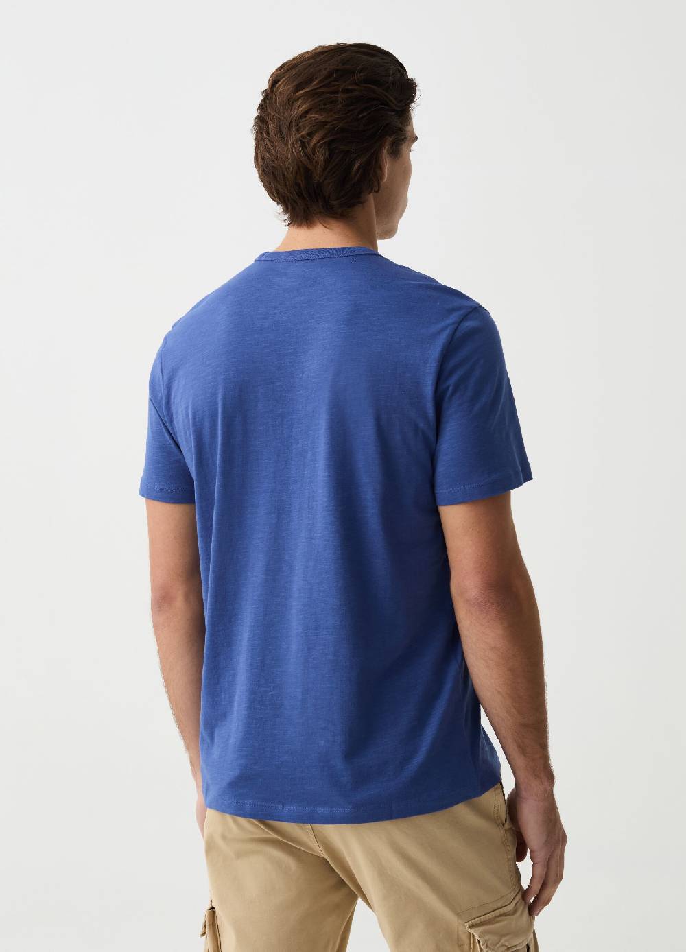 Ovs T-shirt In Slub Jersey Con Tasca