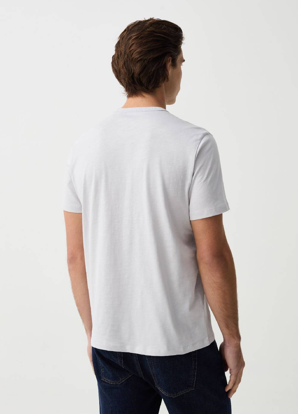 Ovs T-shirt In Slub Jersey Con Tasca