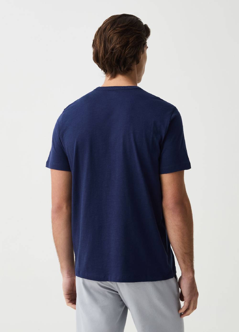 Ovs T-shirt In Slub Jersey Con Tasca