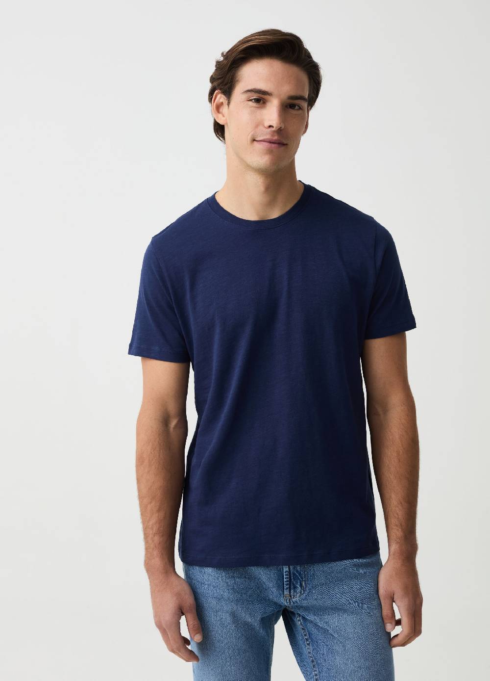 Ovs T-shirt in slub jersey di cotone bio