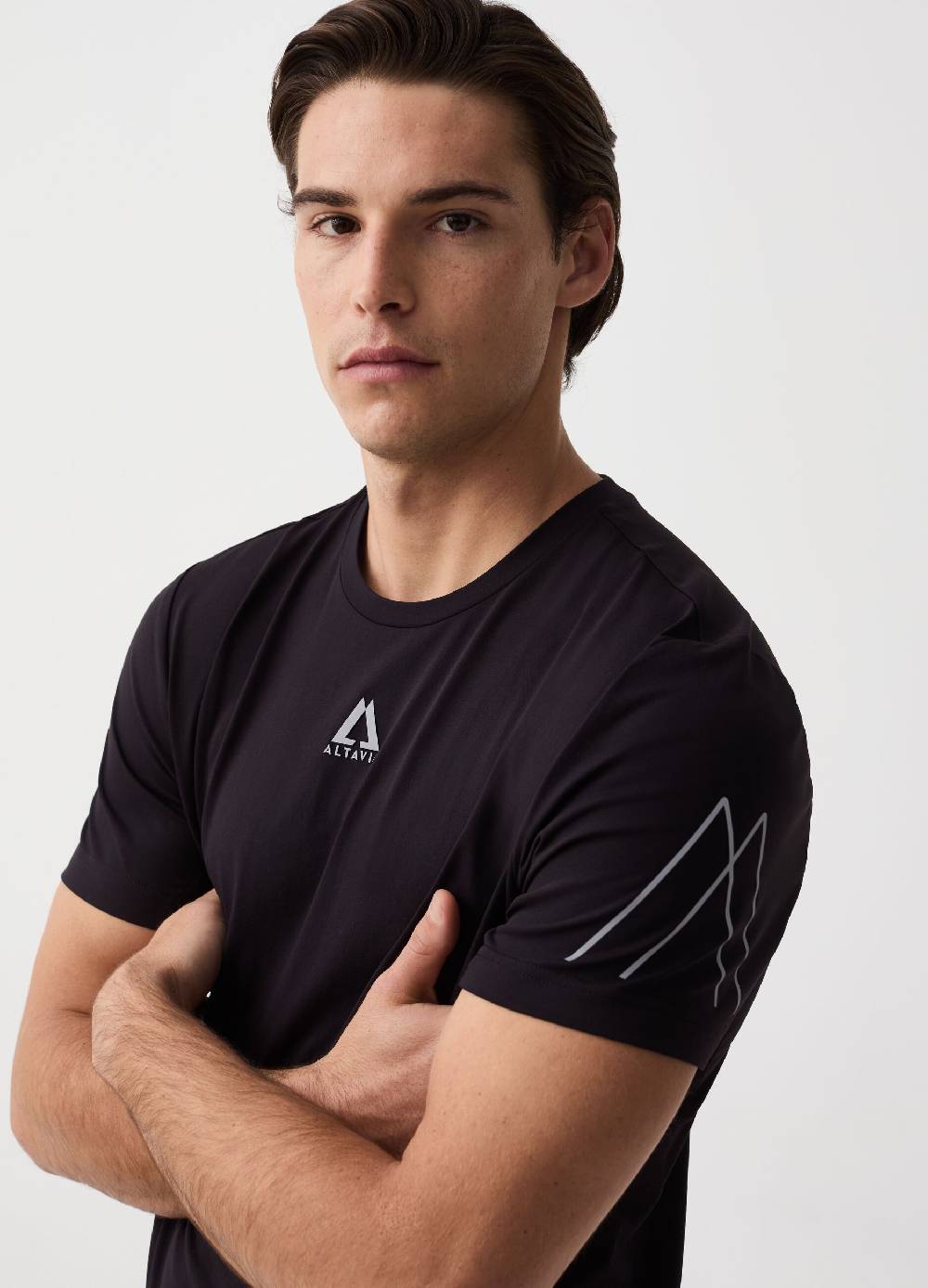 Ovs T-shirt In Tessuto Tecnico Con Stampa Altavia