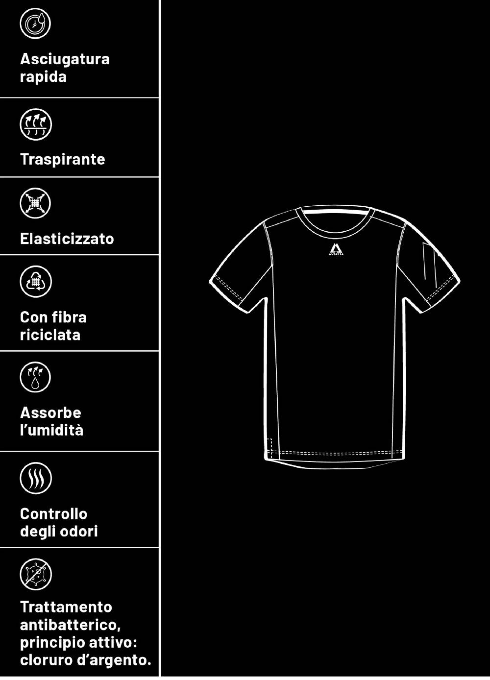 Ovs T-shirt In Tessuto Tecnico Con Stampa Altavia