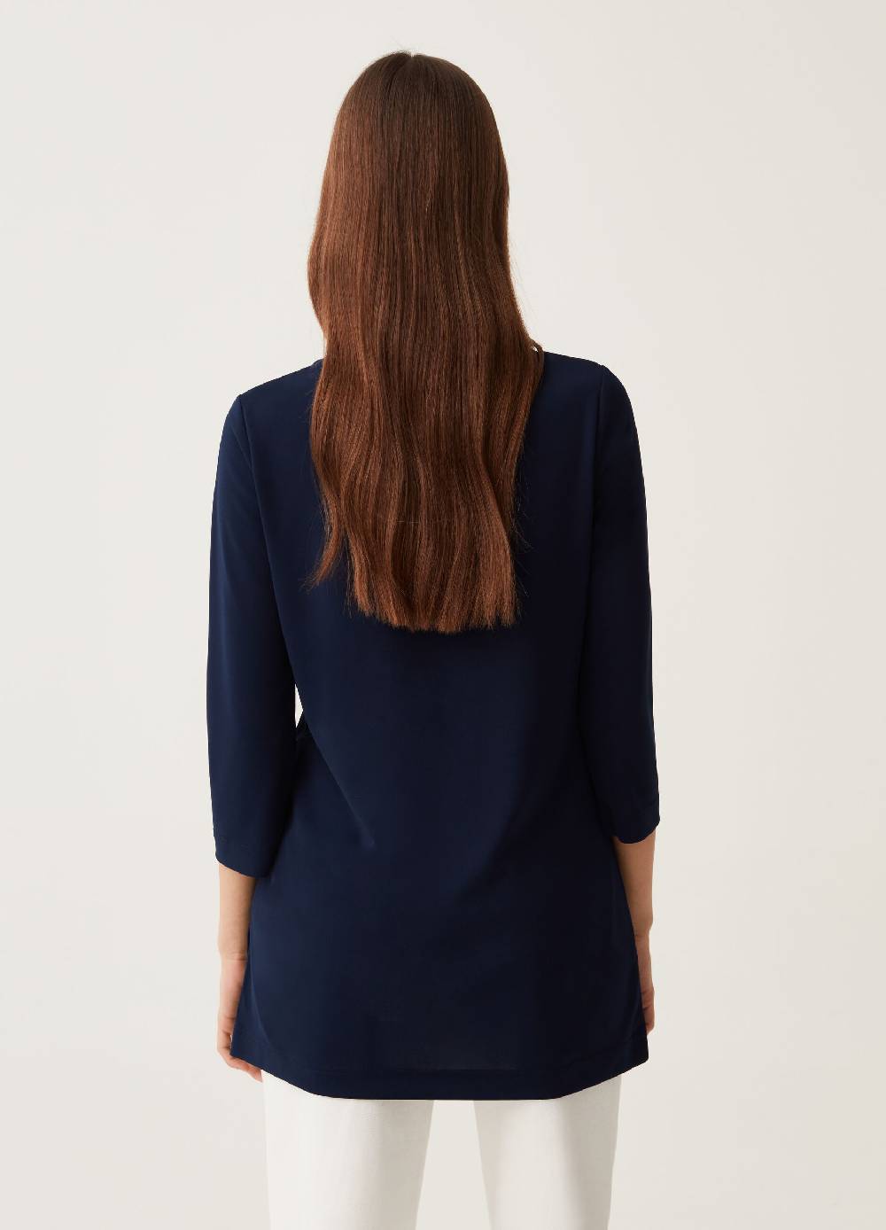 Ovs T-shirt Lunga Con Maniche A Tre Quarti