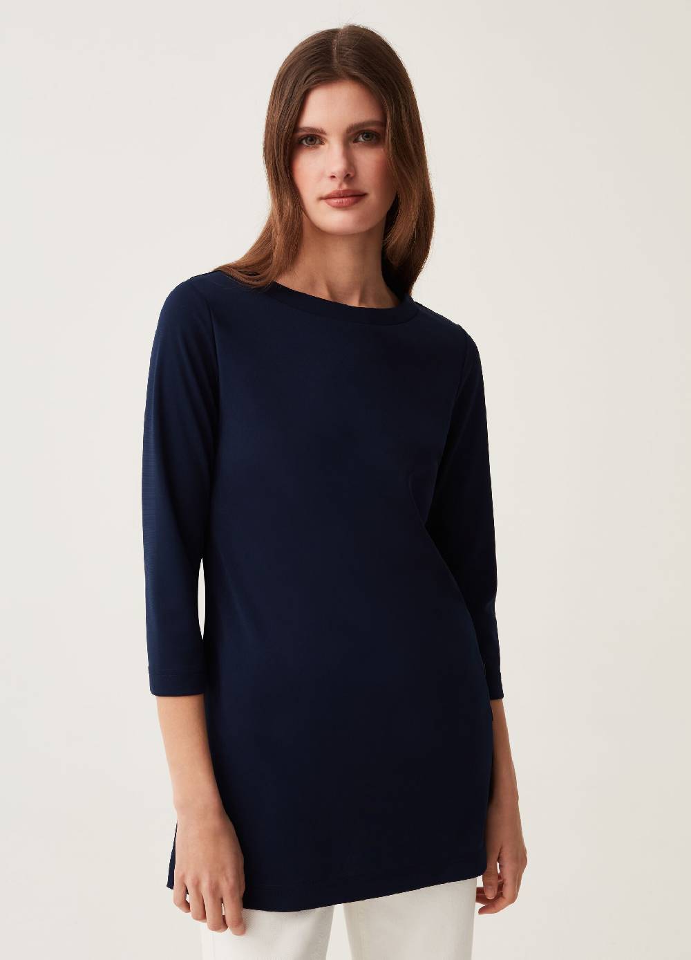 Ovs T-shirt lunga con maniche a tre quarti