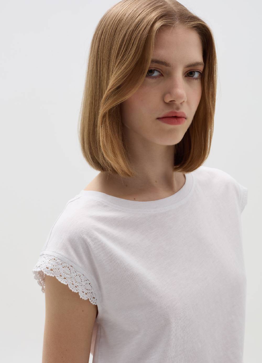 Ovs T-shirt Maniche A Kimono Con Inserto Crochet