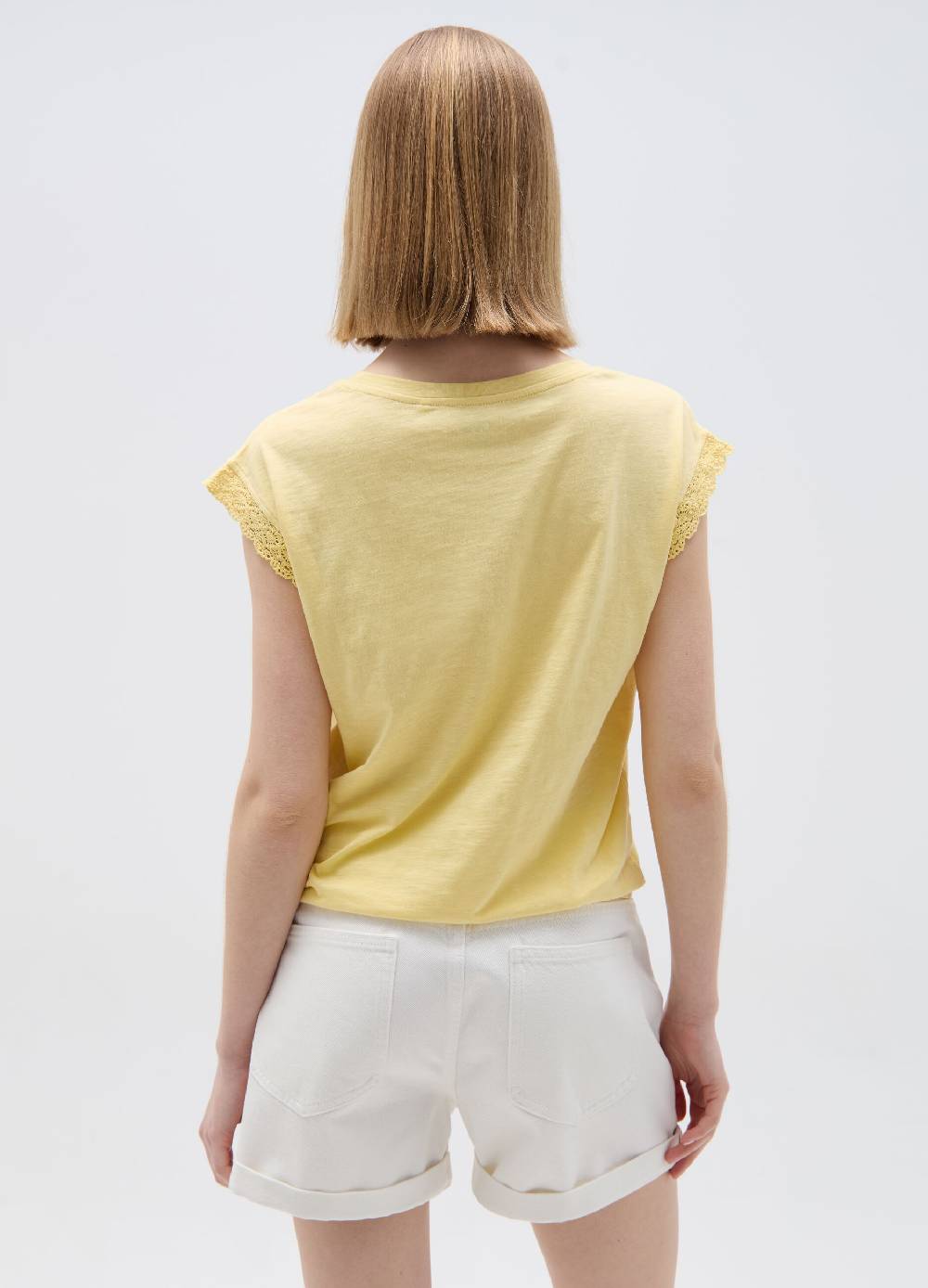 Ovs T-shirt Maniche A Kimono Con Inserto Crochet